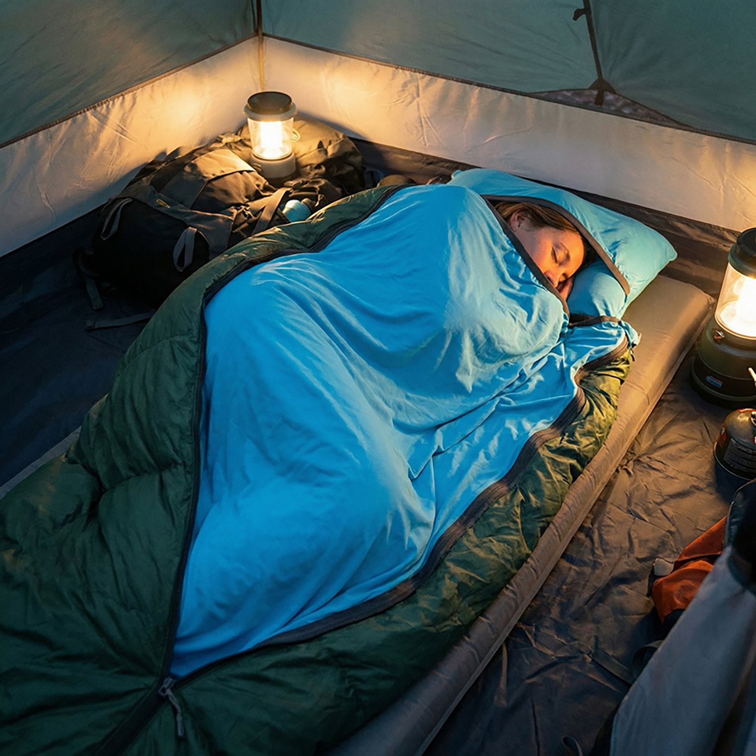 Sea to Summit Breeze Rectangular Sleeping Bag Liner with Pillow Sleeve - view number 6