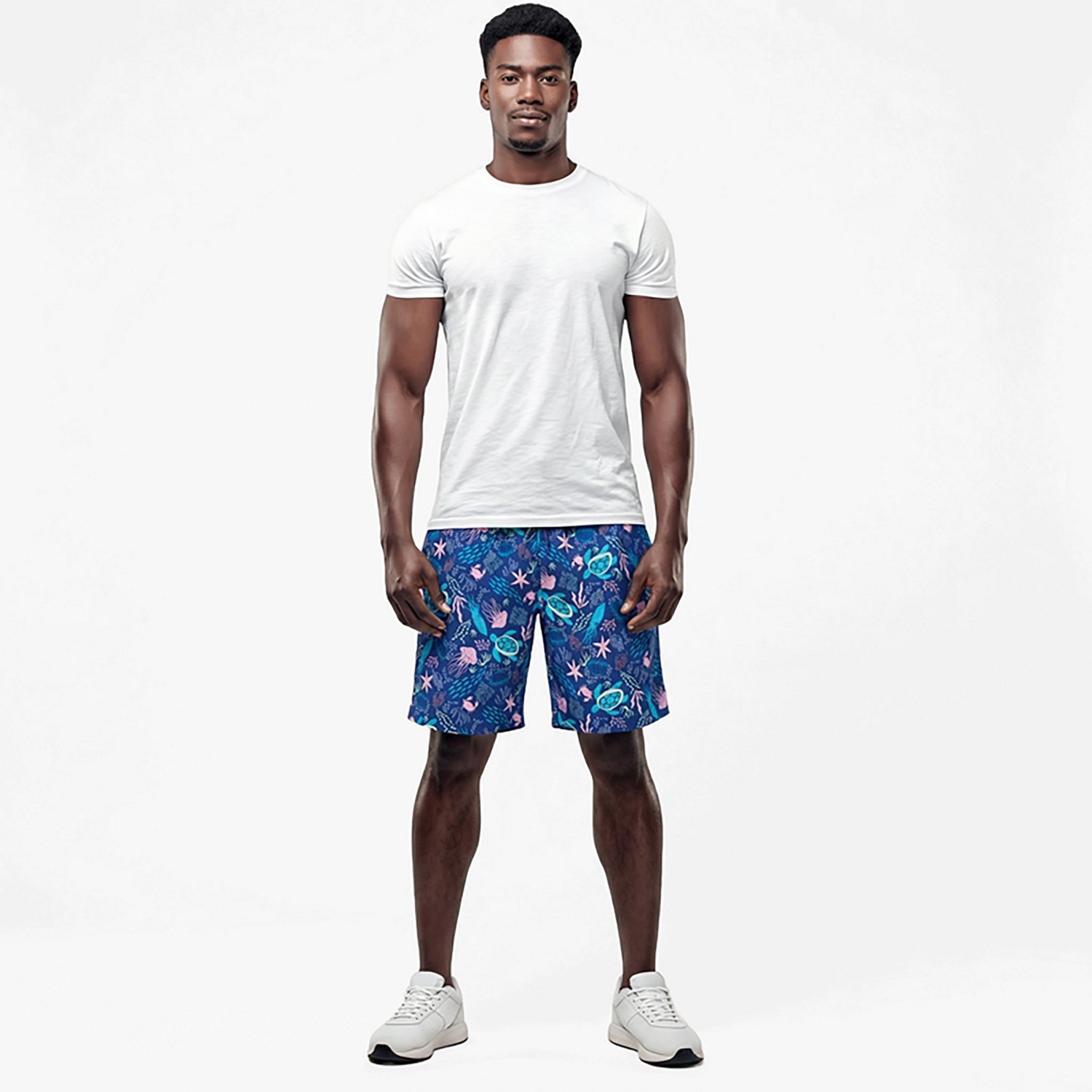 O'Rageous Men's Jely Printed Volley Liner Shorts 5 in.