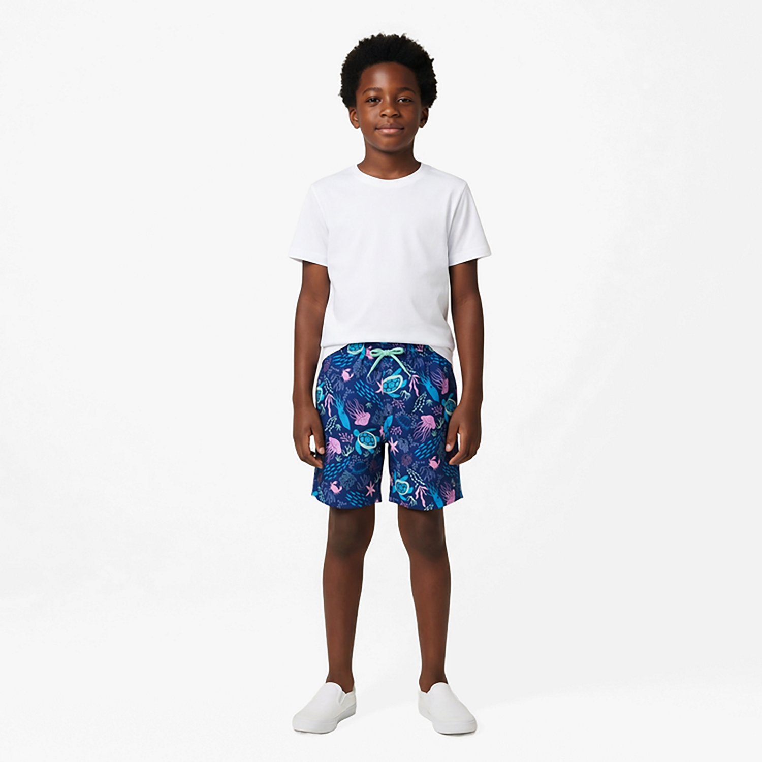 O'Rageous Boys' Jelly Printed Volley Lined Swim Shorts