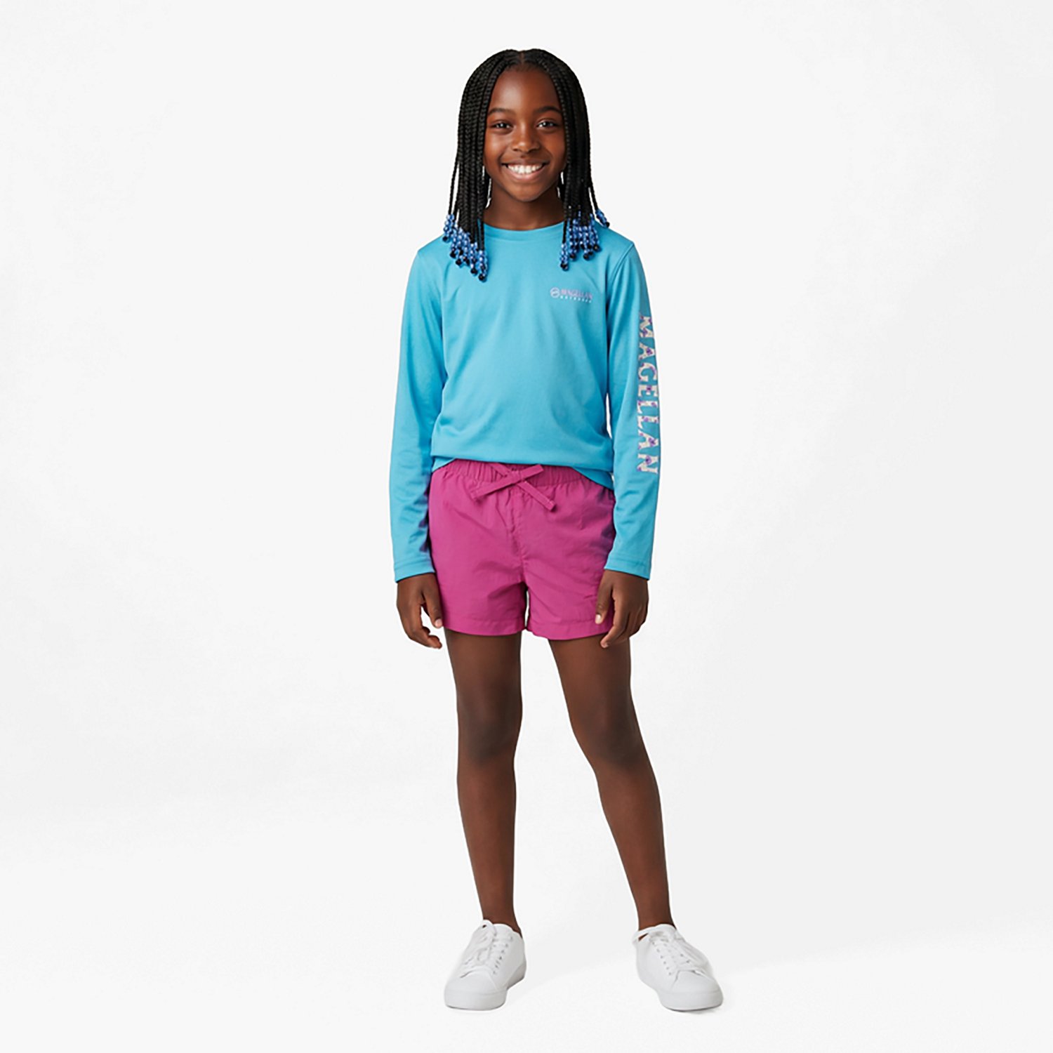 Magellan Girls' 4-6x Caddo Lake Tee & Short Set