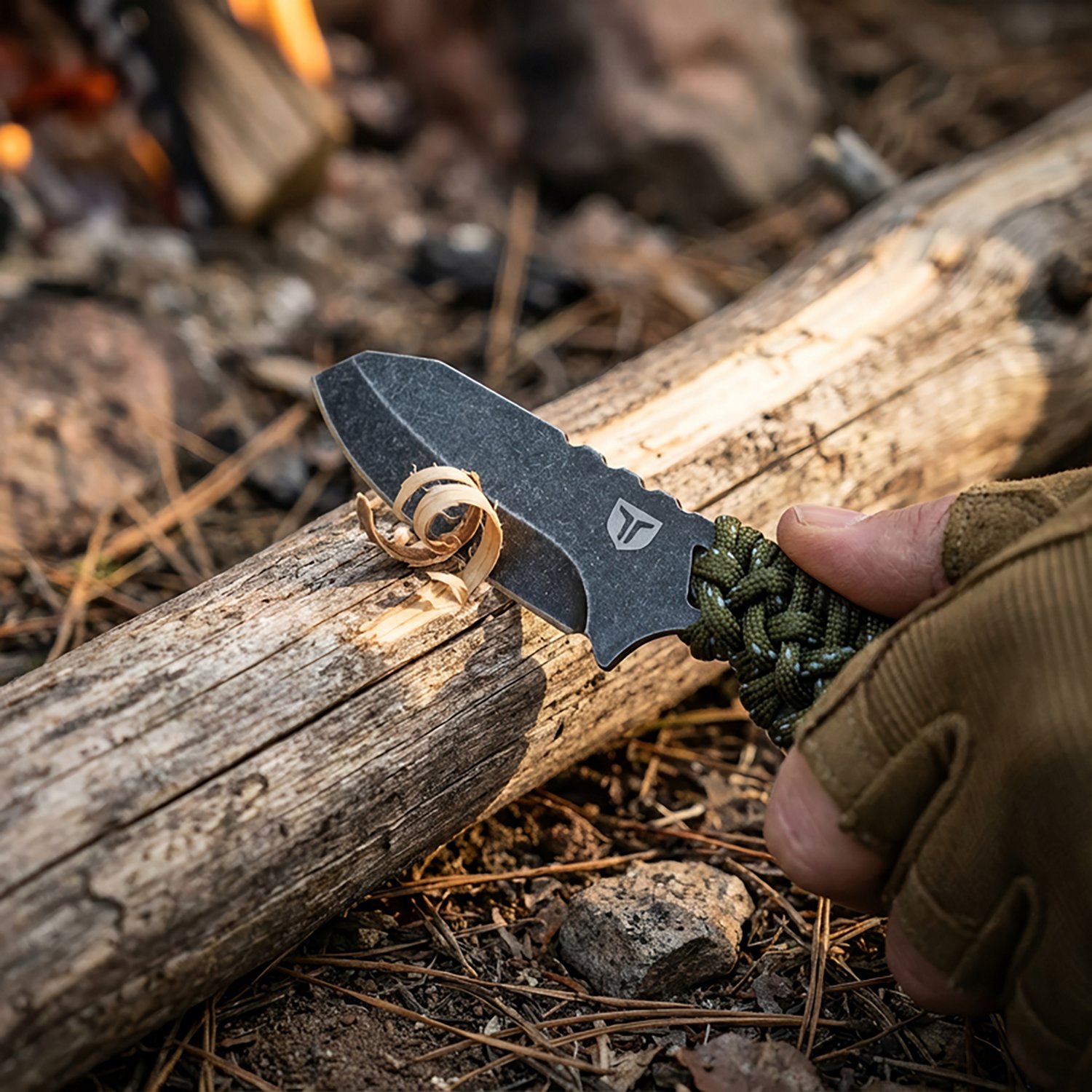 True NEKKID 2.4" Fixed Blade Skeletal Paracord Handle Knife and Sheath - view number 3