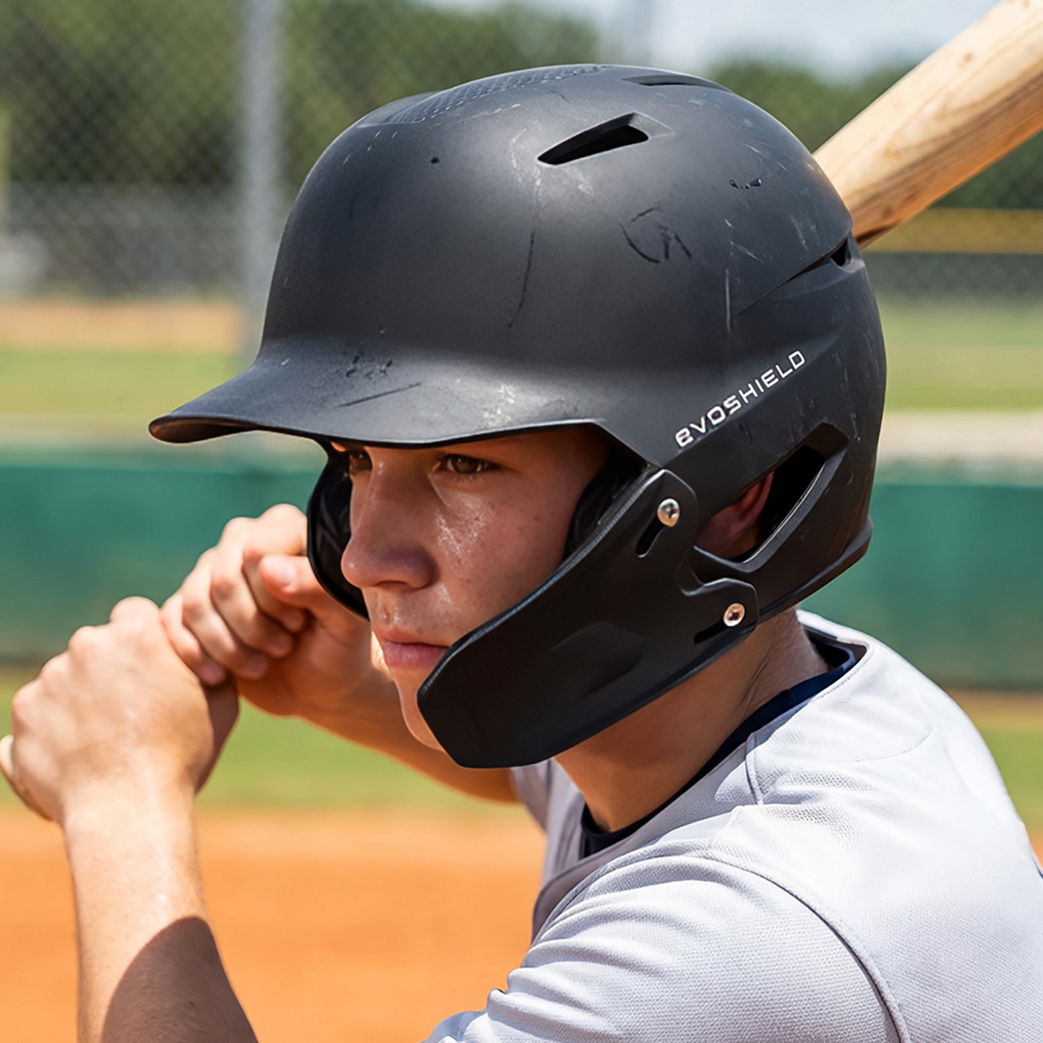 EvoShield XVT Universal Matte Batting Helmet Extension - view number 3