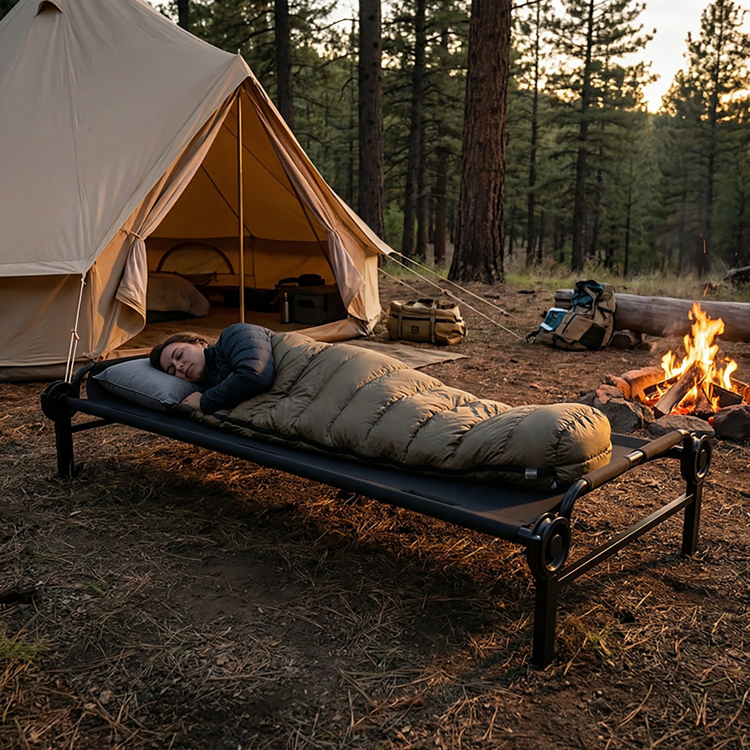 Disc-O-Bed Extra Large Single Bed Portable Cot - view number 4