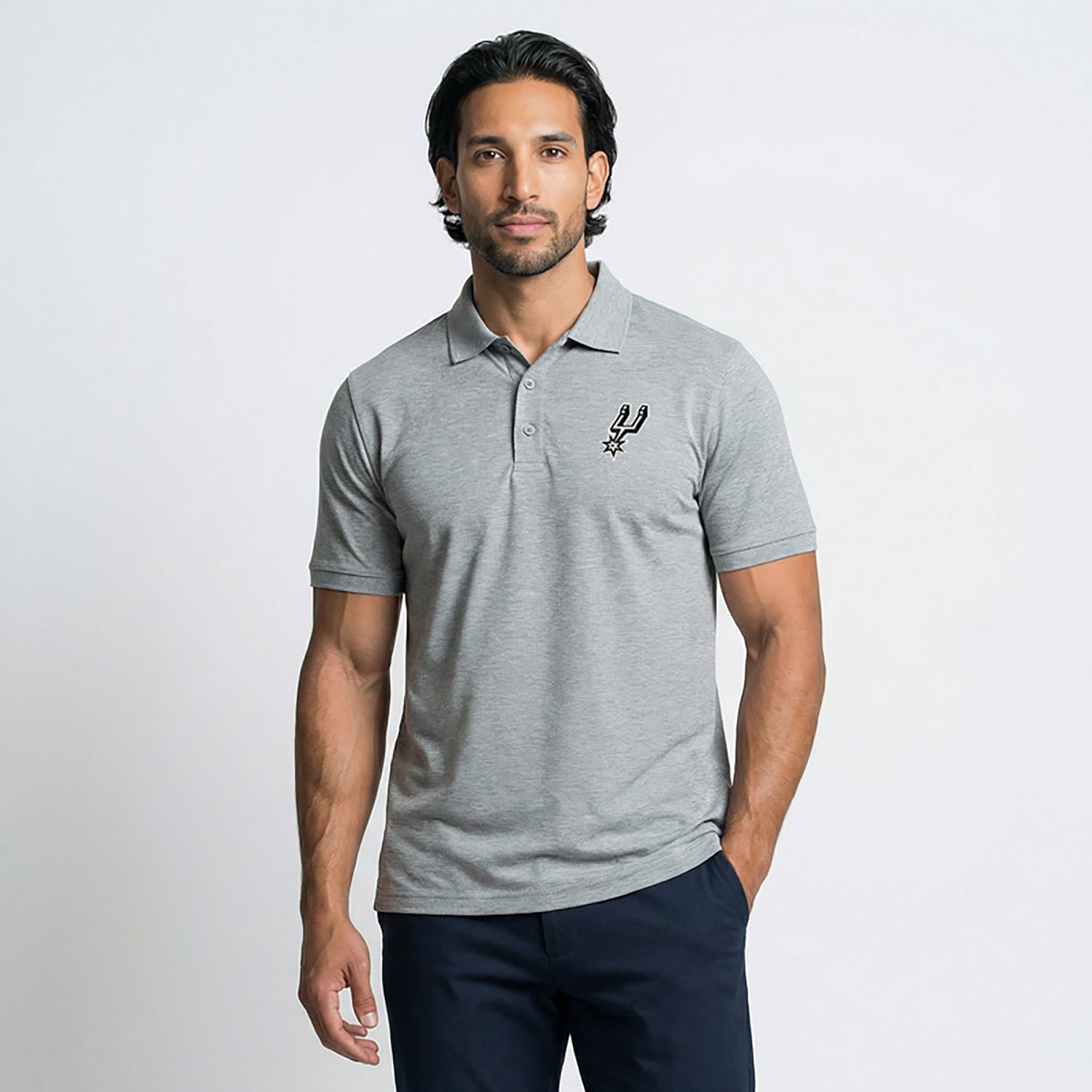 Antigua Men's San Antonio Spurs Legacy Pique Polo Shirt - view number 2