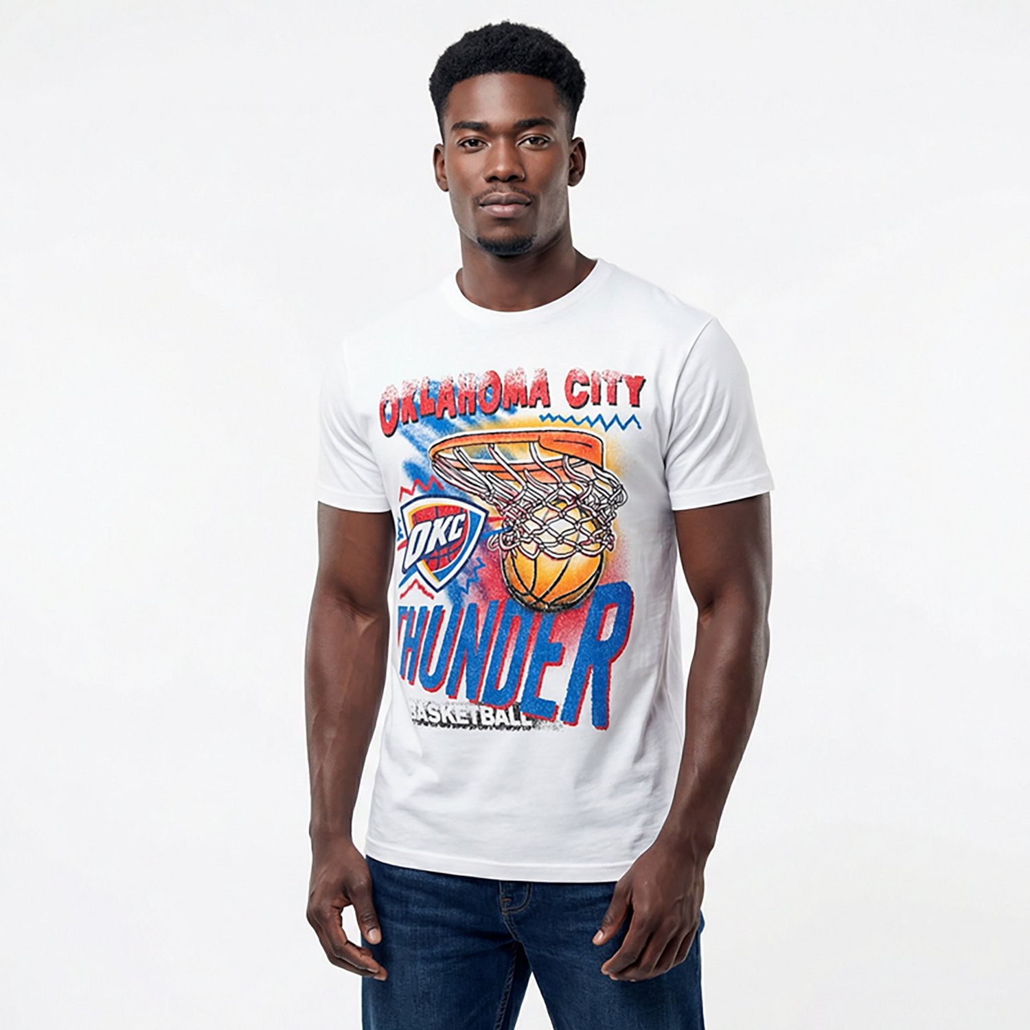 47B Men's Okc Thunder Jimbo Foundation Short Sleeve T-shirt