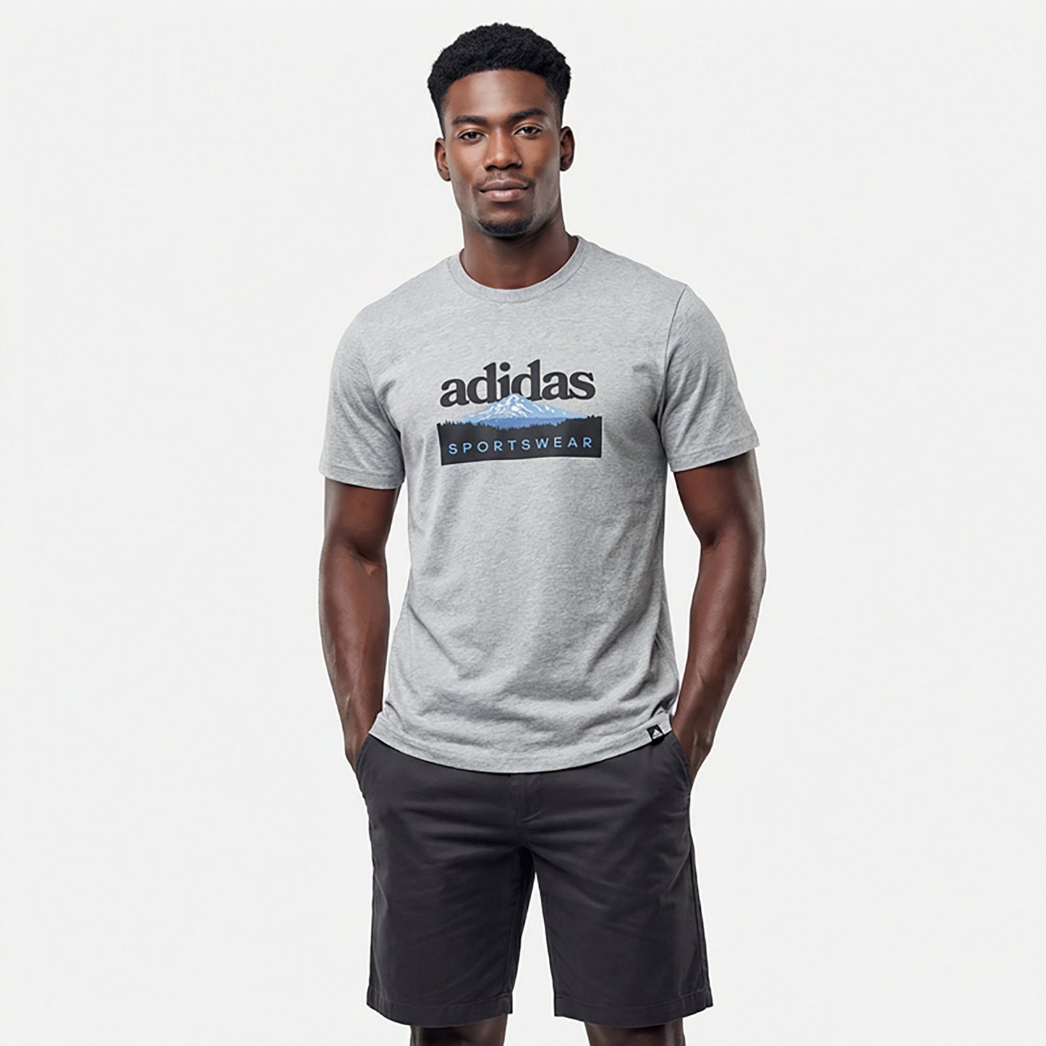 adidas Men's Sportsman Mountain Graphic T-shirt - view number 2