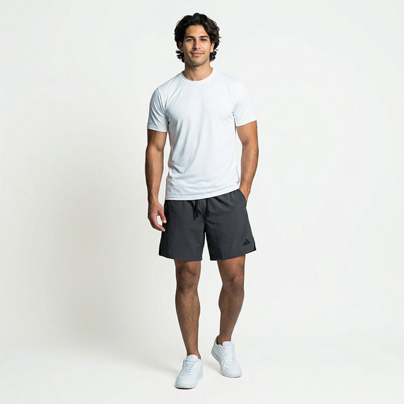 adidas Men's adi365 Iconic 7" Running Shorts in Grey Size: M 5