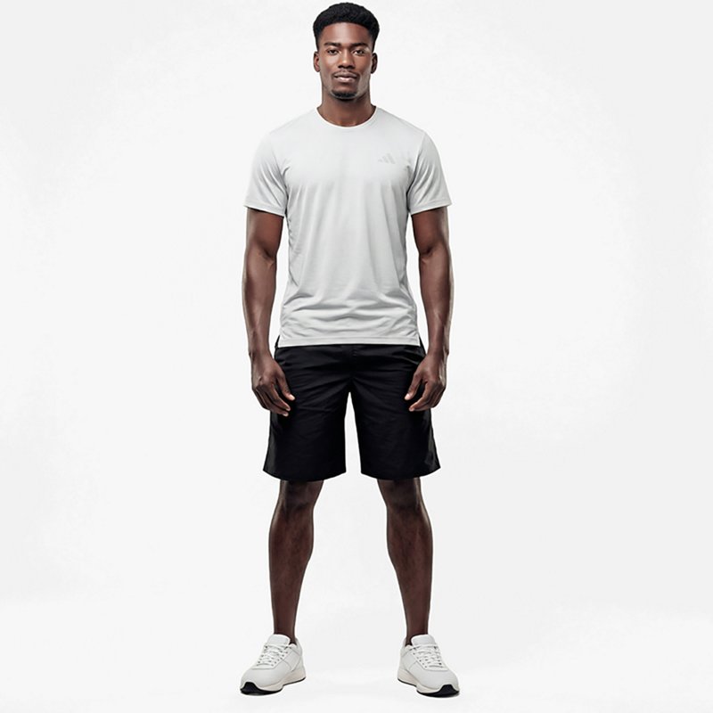 adidas Men's Regular-Fit Running T-Shirt - White