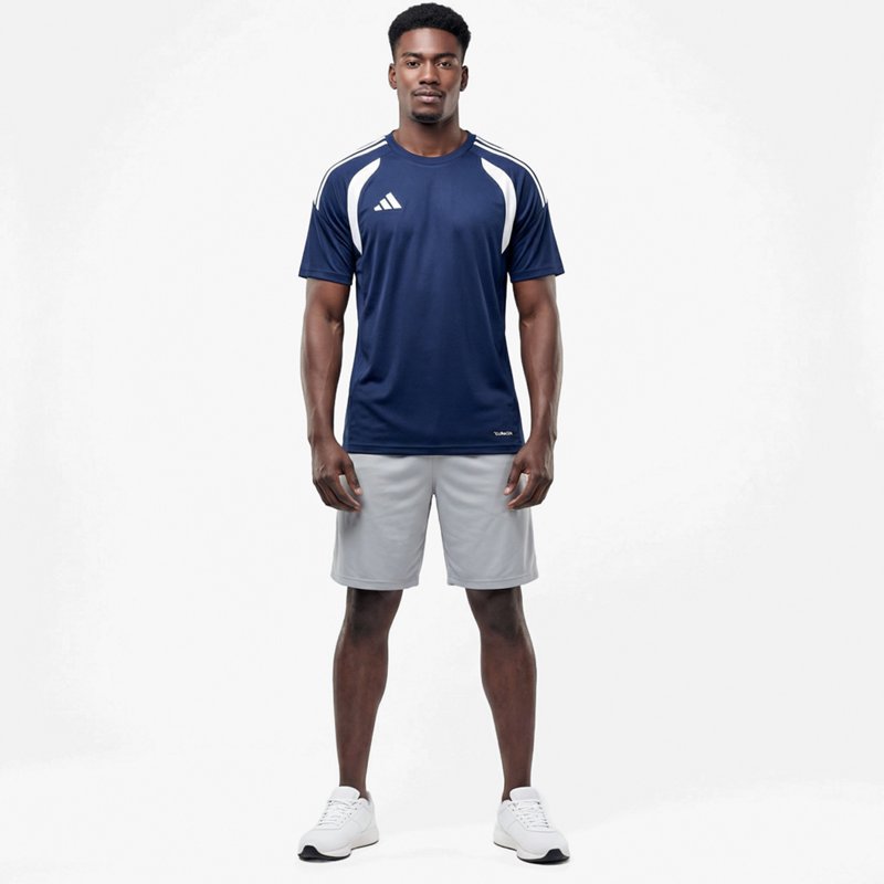 adidas Men's Tiro 26 League Soccer Jersey in Team Navy Blue/White Size: Medium