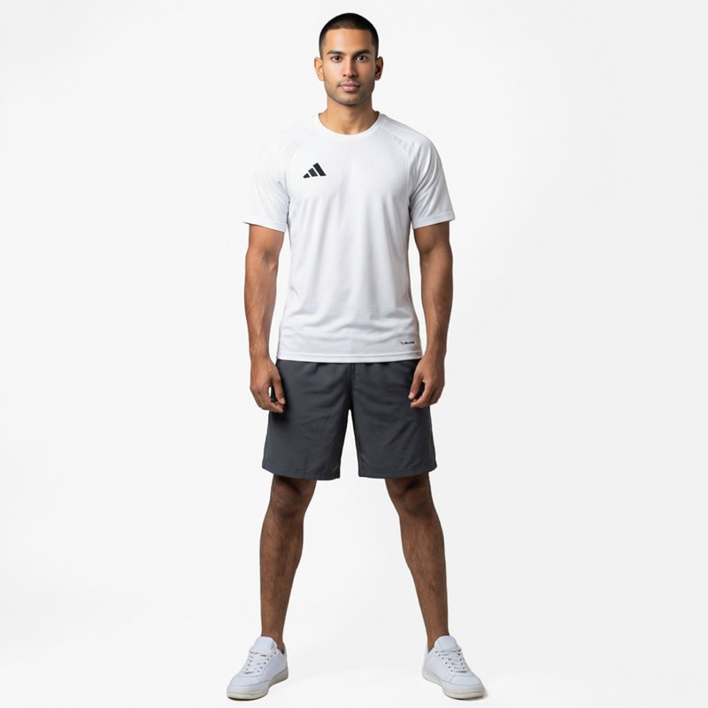 adidas Men's Tiro 26 League Jersey Crewneck Pull-On T-Shirt - White