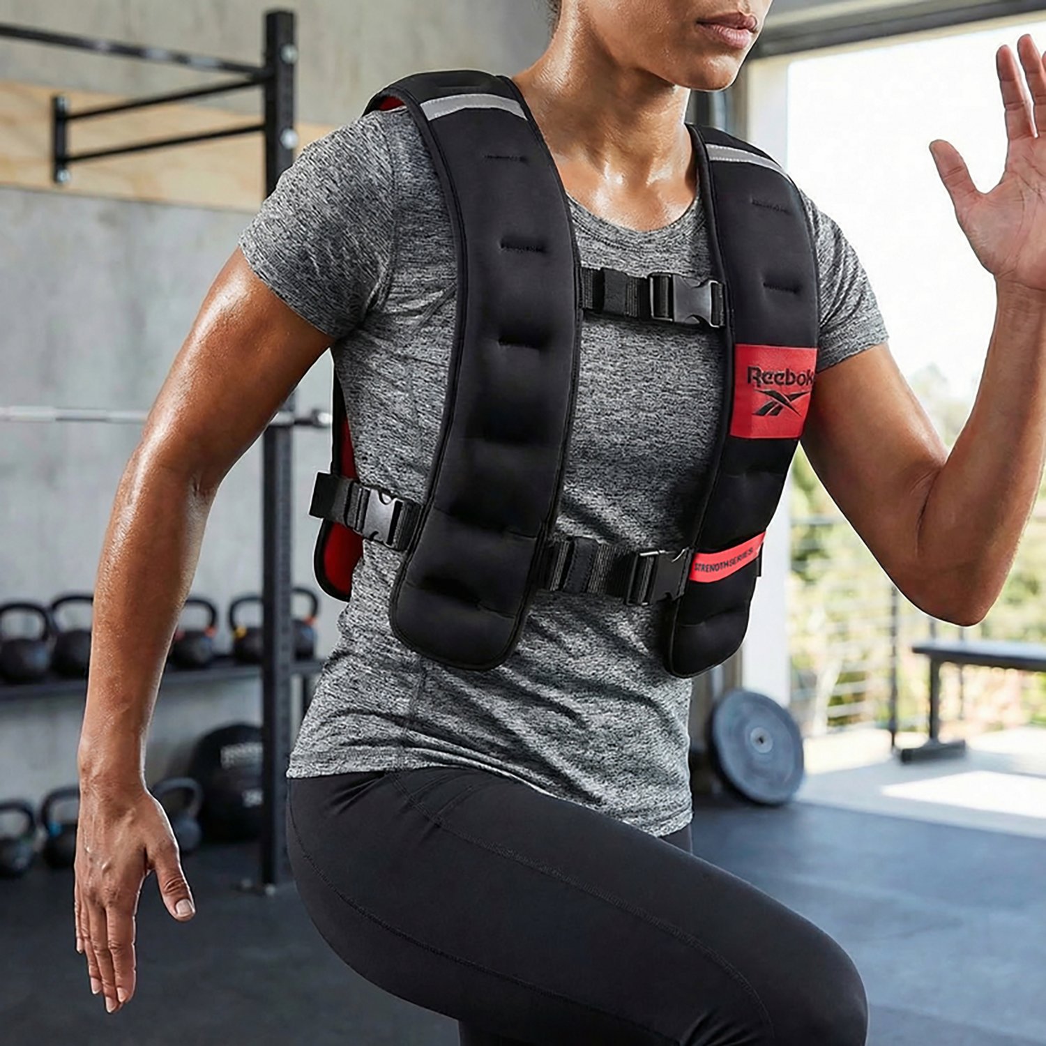Reebok Adults' Strength Series 20 lb Weighted Vest - view number 5