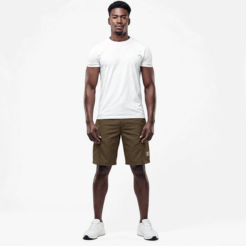 Carhartt Men's Relaxed 10 Force Ripstop Cargo Short | Burnished Logs | 36W
