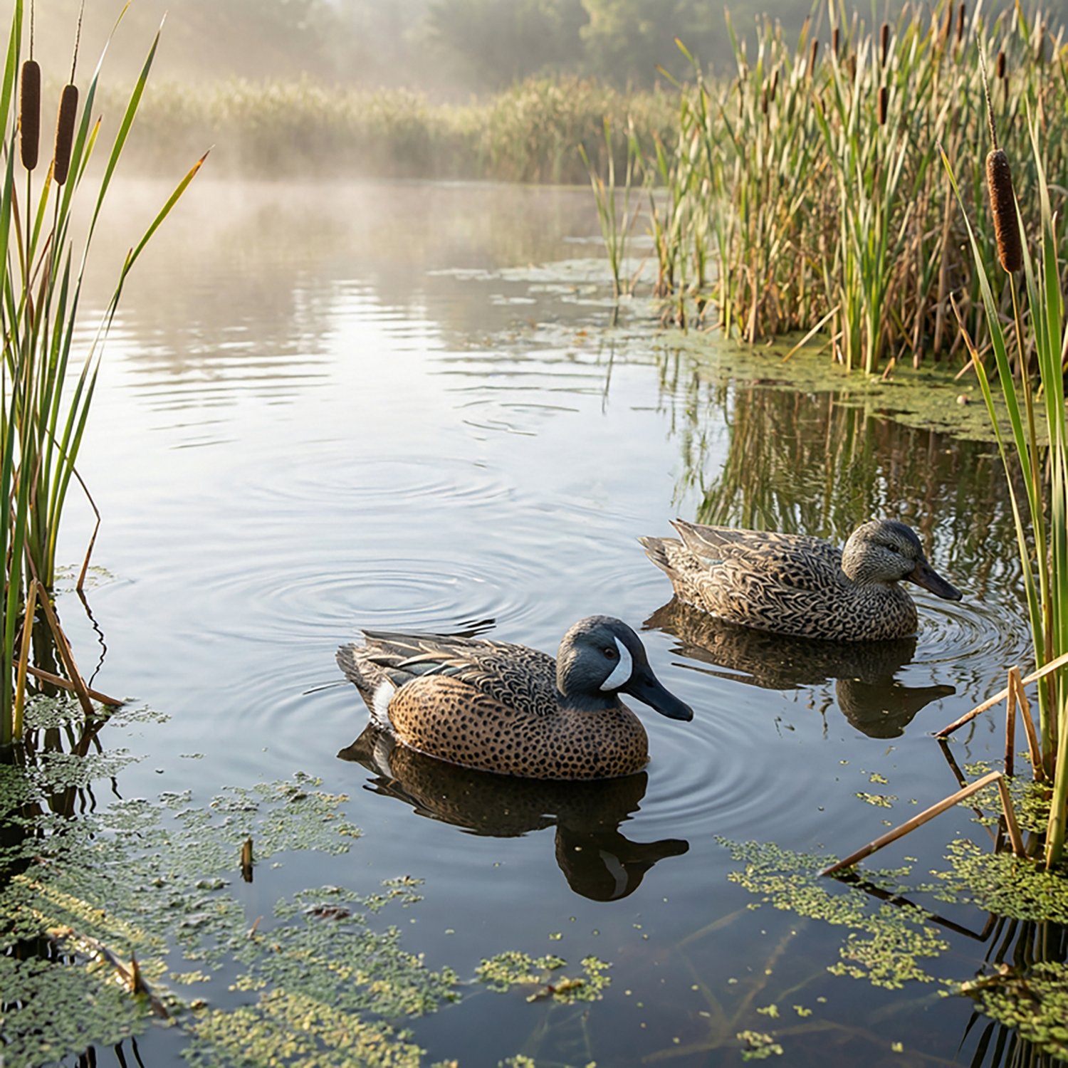Cupped 3-D Blue-Winged Teal Decoys 6-Pack - view number 4