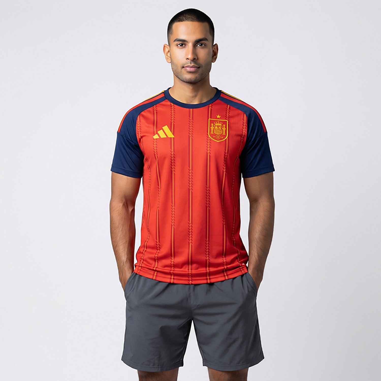 adidas Men's Spain 2026 World Cup Home Replica Jersey - view number 2