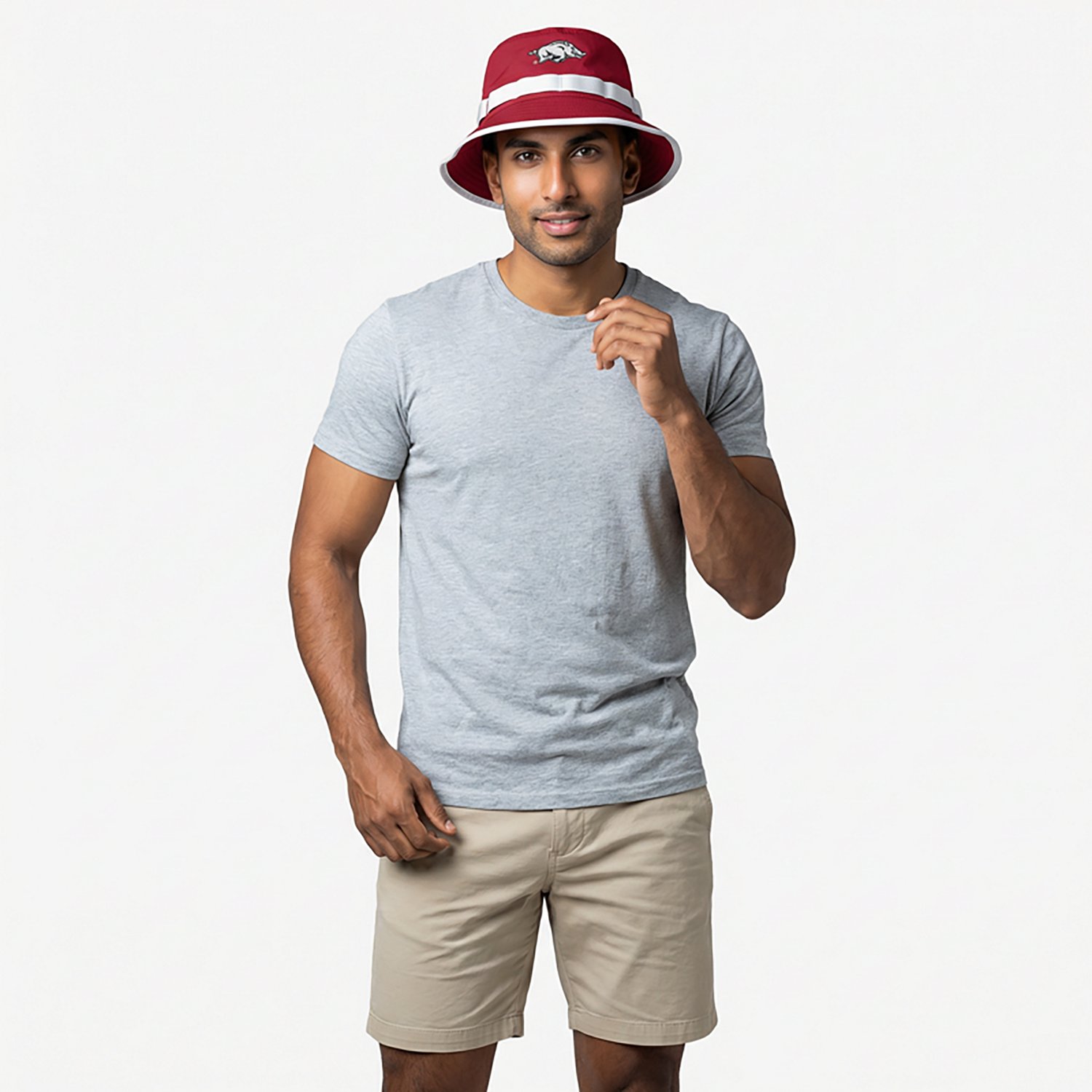 Nike Adults' Arkansas School Mascot Apex Boonie Bucket Hat - view number 2