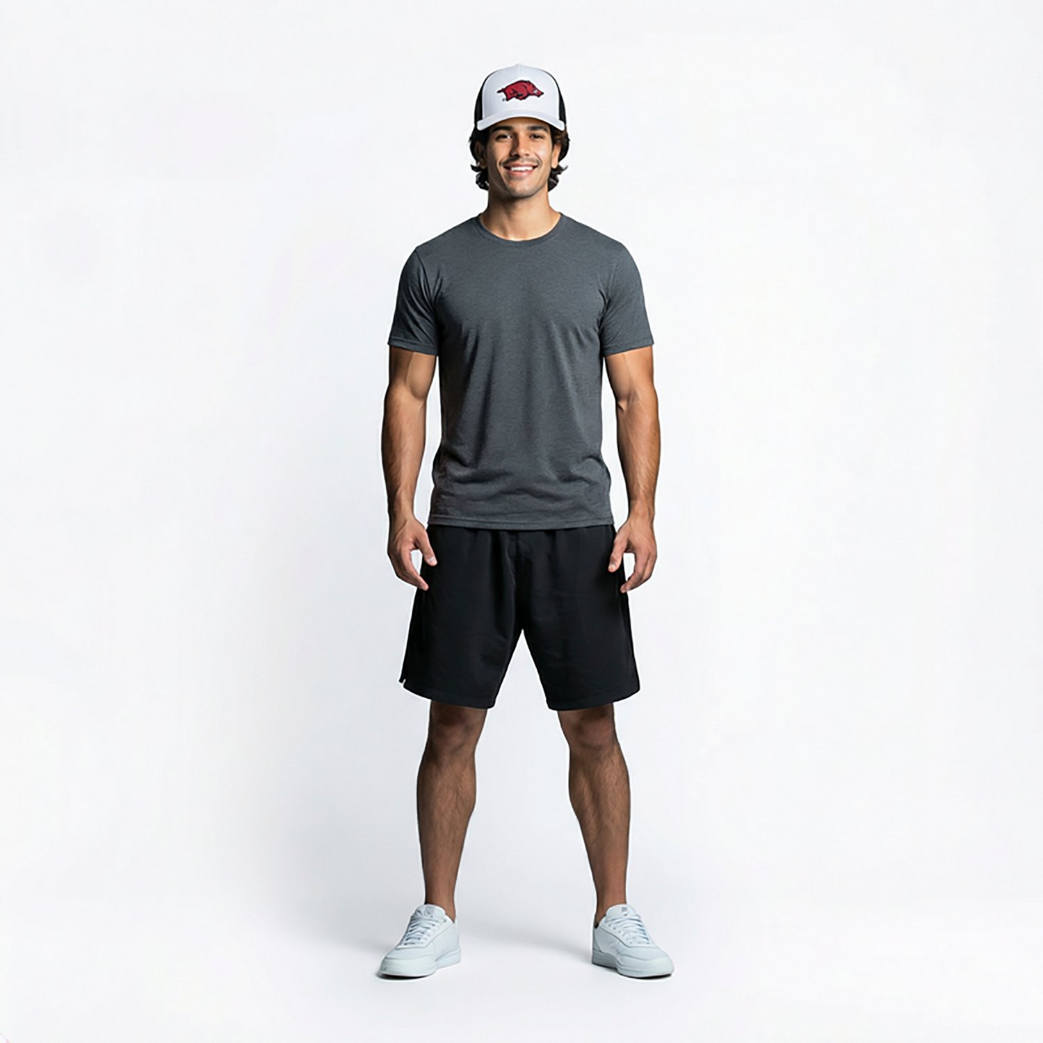 Nike Men's Arkansas Team Patch Rise Trucker Cap