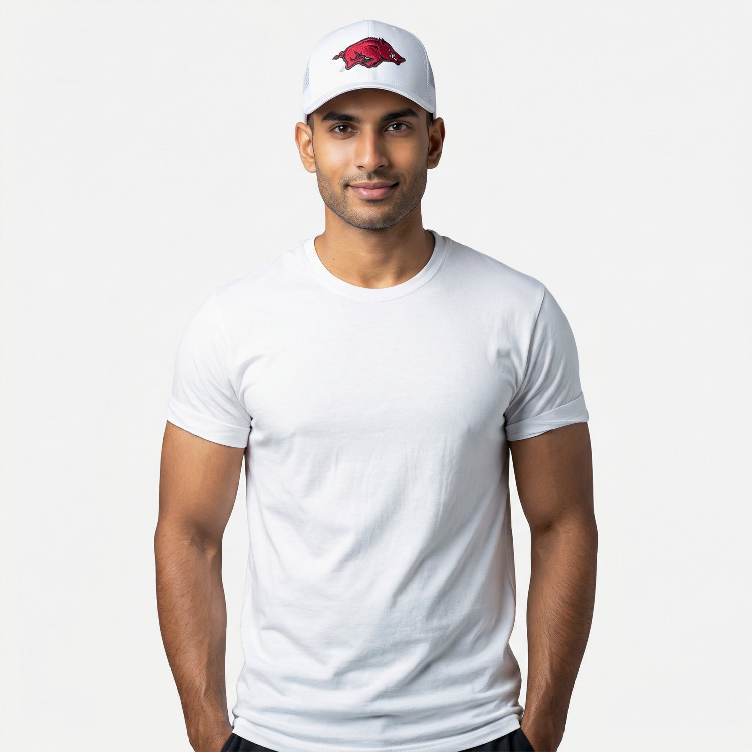 Nike Men's Arkansas Team Patch Rise Trucker Cap - view number 2