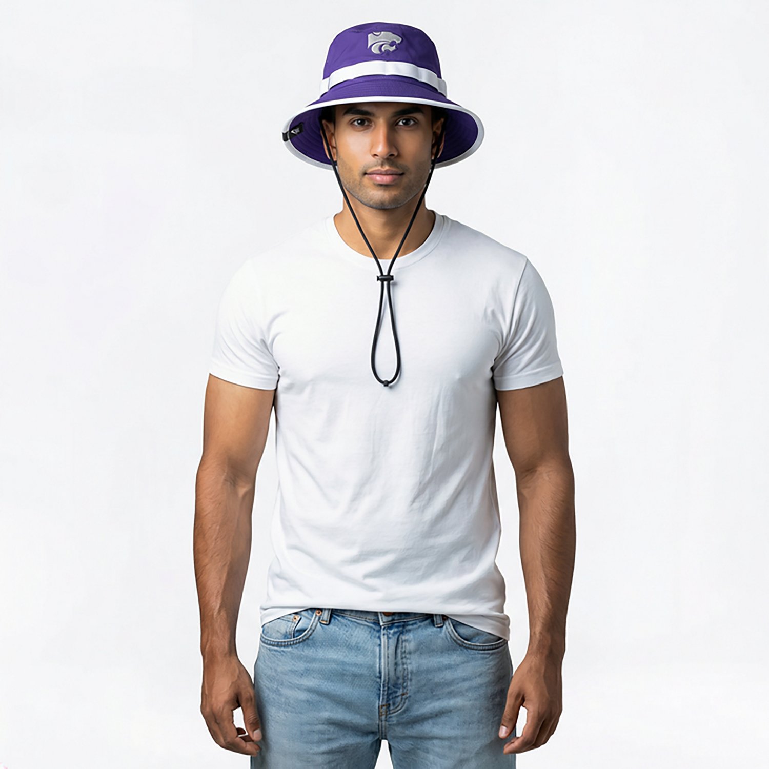 Nike Adults' Kansas State School Mascot Apex Boonie Bucket Hat - view number 2