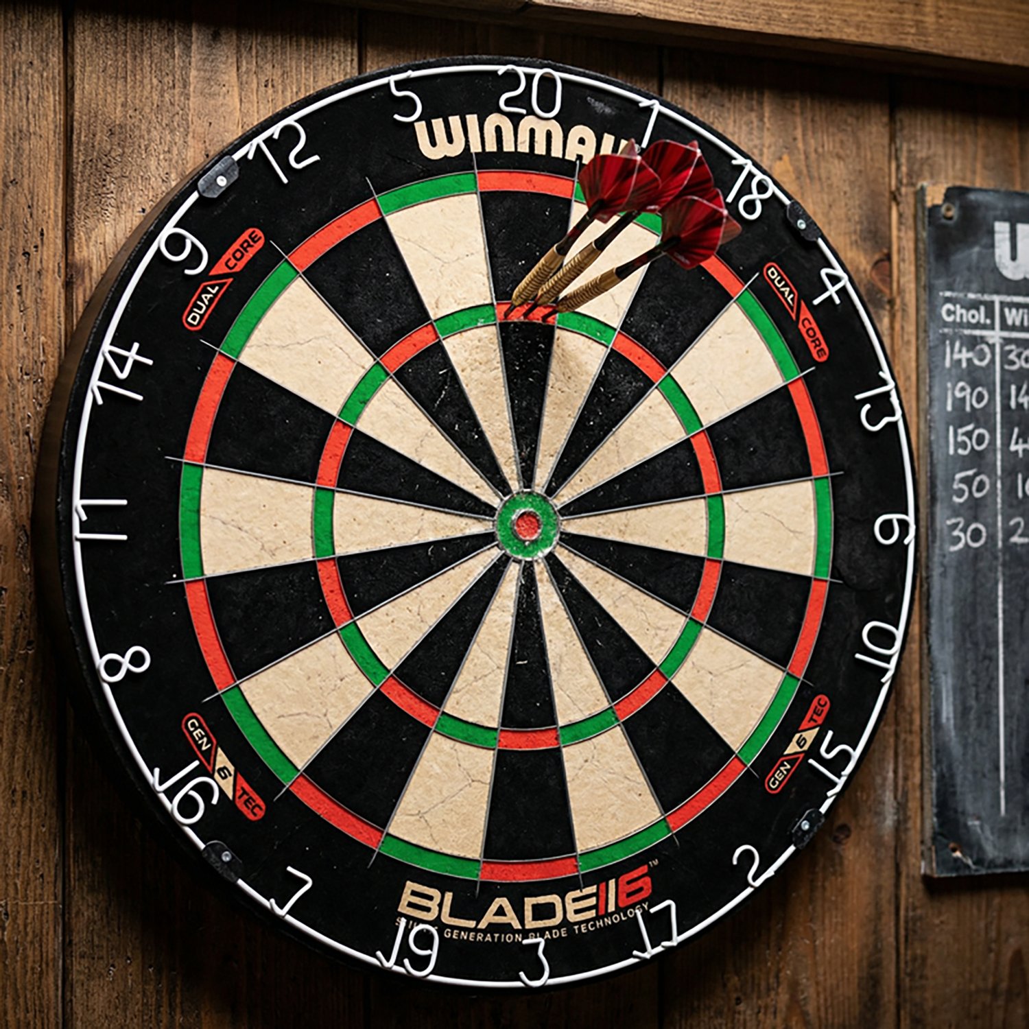 Winmau Blade 6 Dual Core Professional Bristle Dartboard | Academy