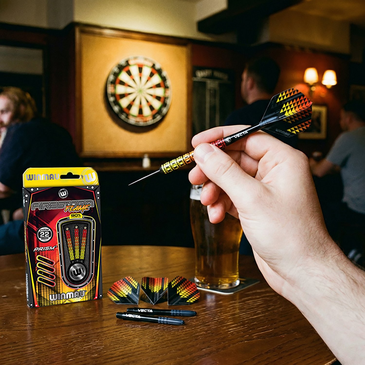 Winmau Firestorm Flame Pro Tungsten 22 g Darts 3-Pack - view number 8