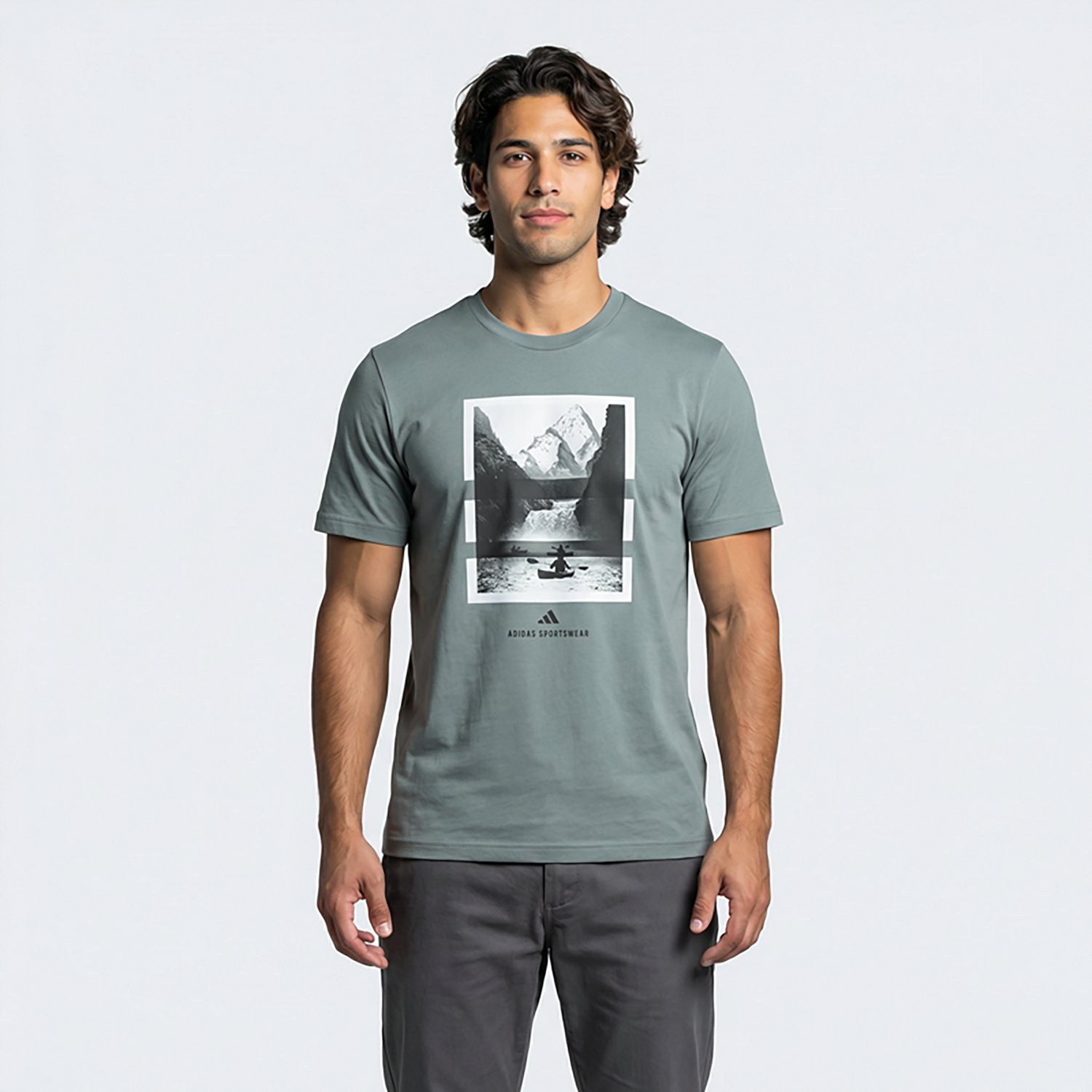 adidas Men's Sportswear Outdoor Kayaking Graphic T-shirt - view number 2