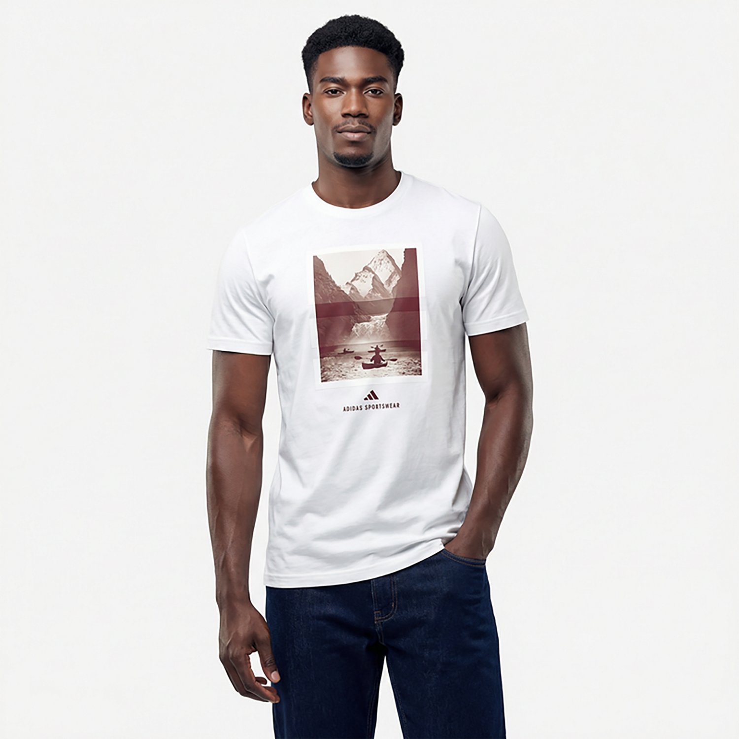 adidas Men's Sportswear Outdoor Kayaking Graphic T-shirt - view number 2