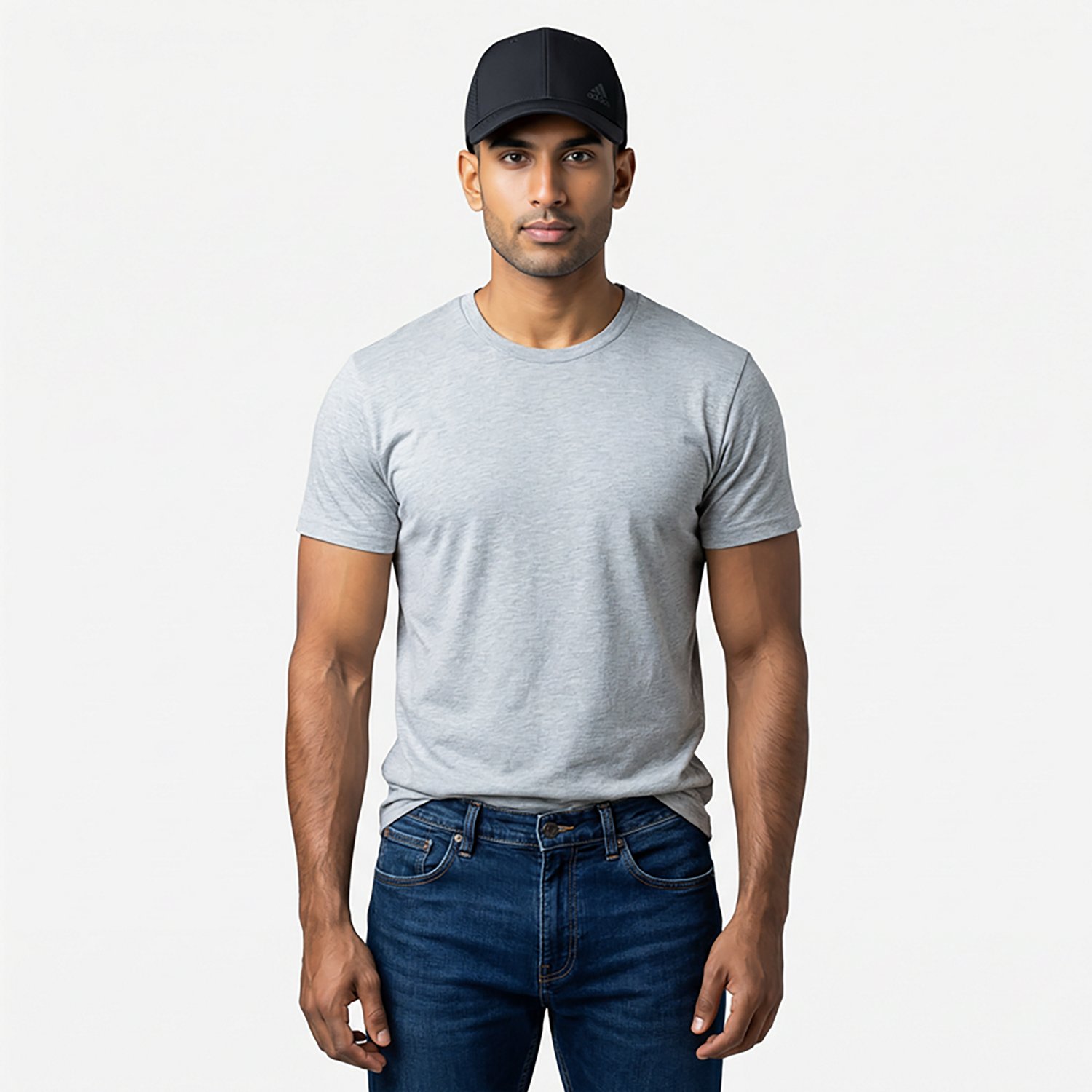 adidas Men's Gameday 5 Stretch Fit Perforated Hat - view number 2