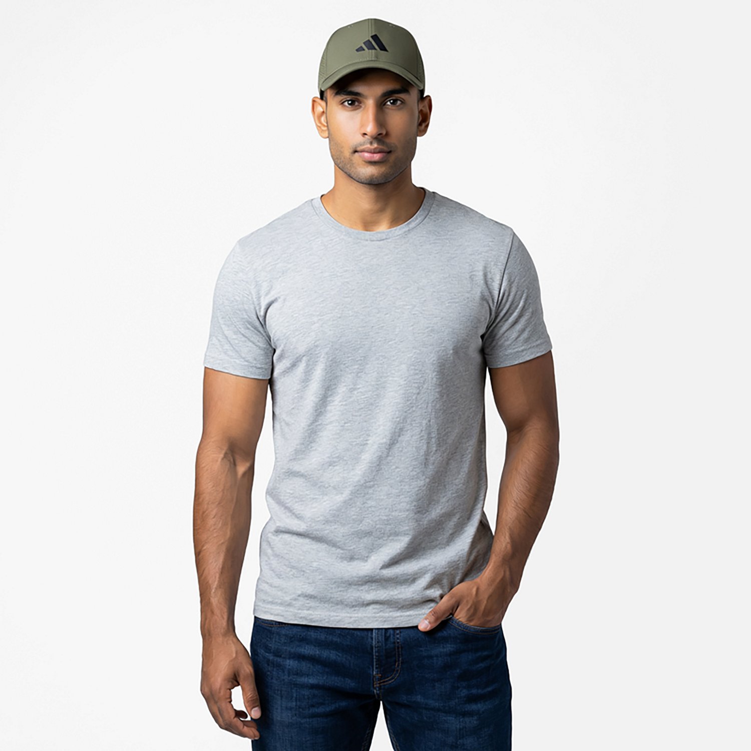 adidas Men's Gameday 5 Stretch Fit Perforated Hat - view number 2