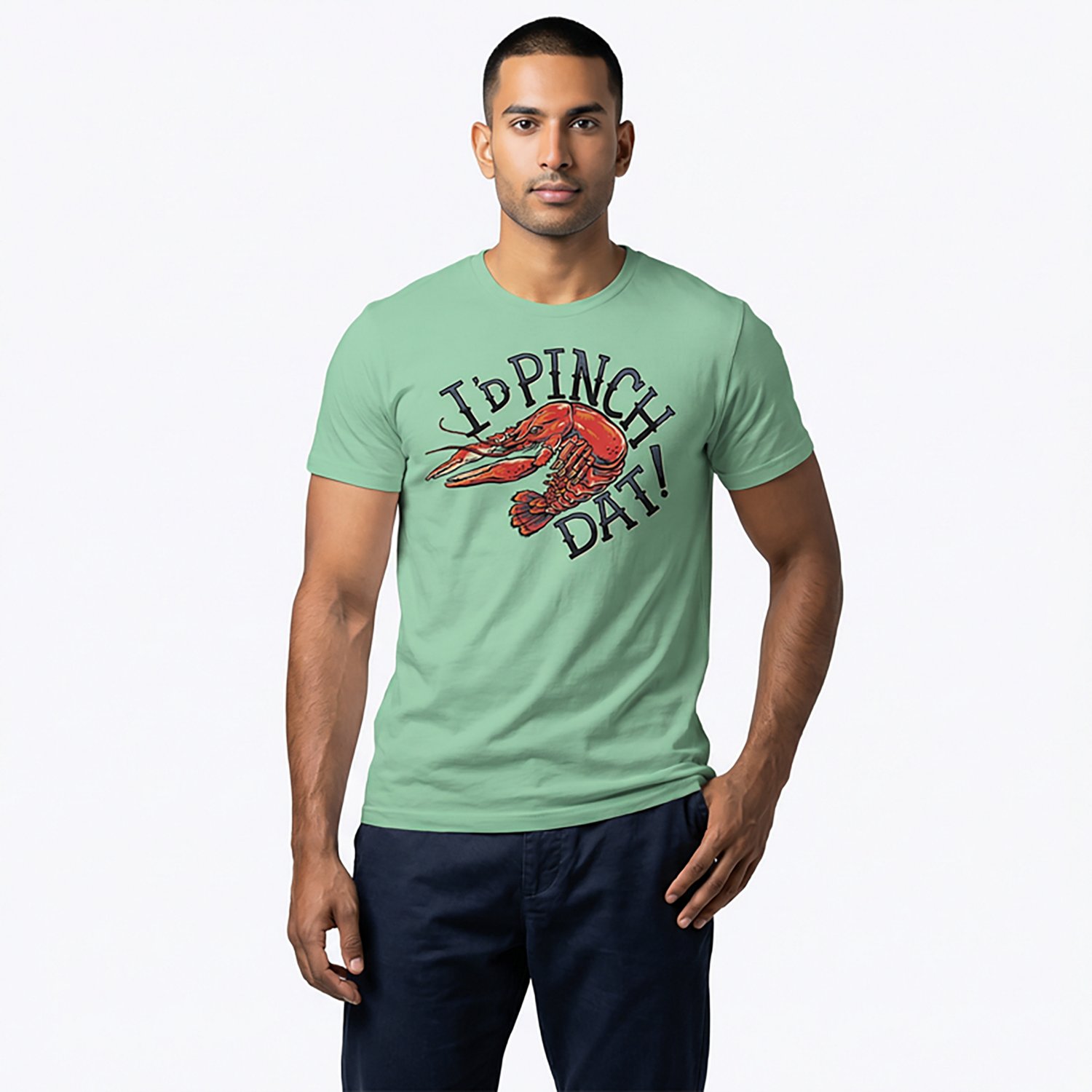 Academy Sports + Outdoors Men's I'd Pinch Dat T-shirt - view number 2