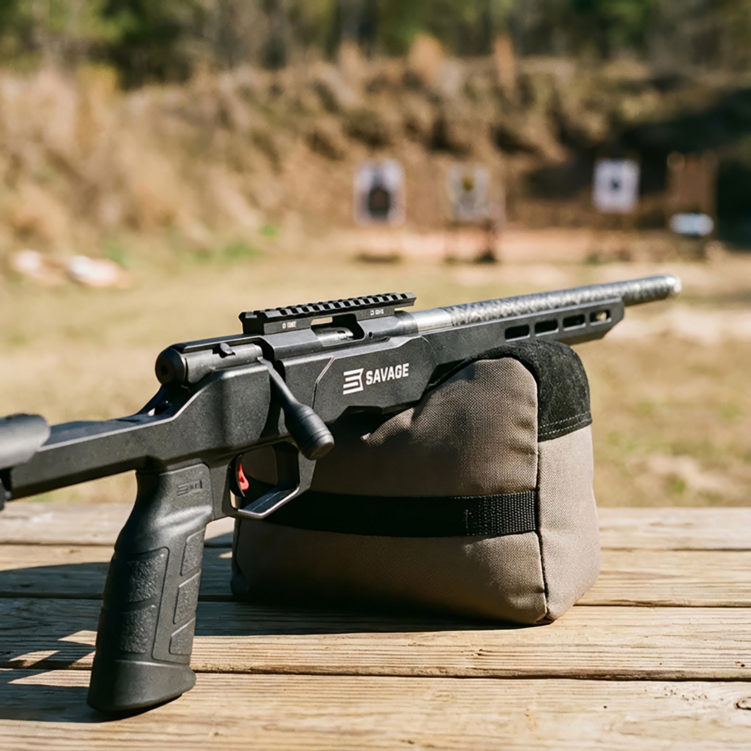 Savage B Series Precision Lite .17 HMR Bolt Action Rifle - view number 2