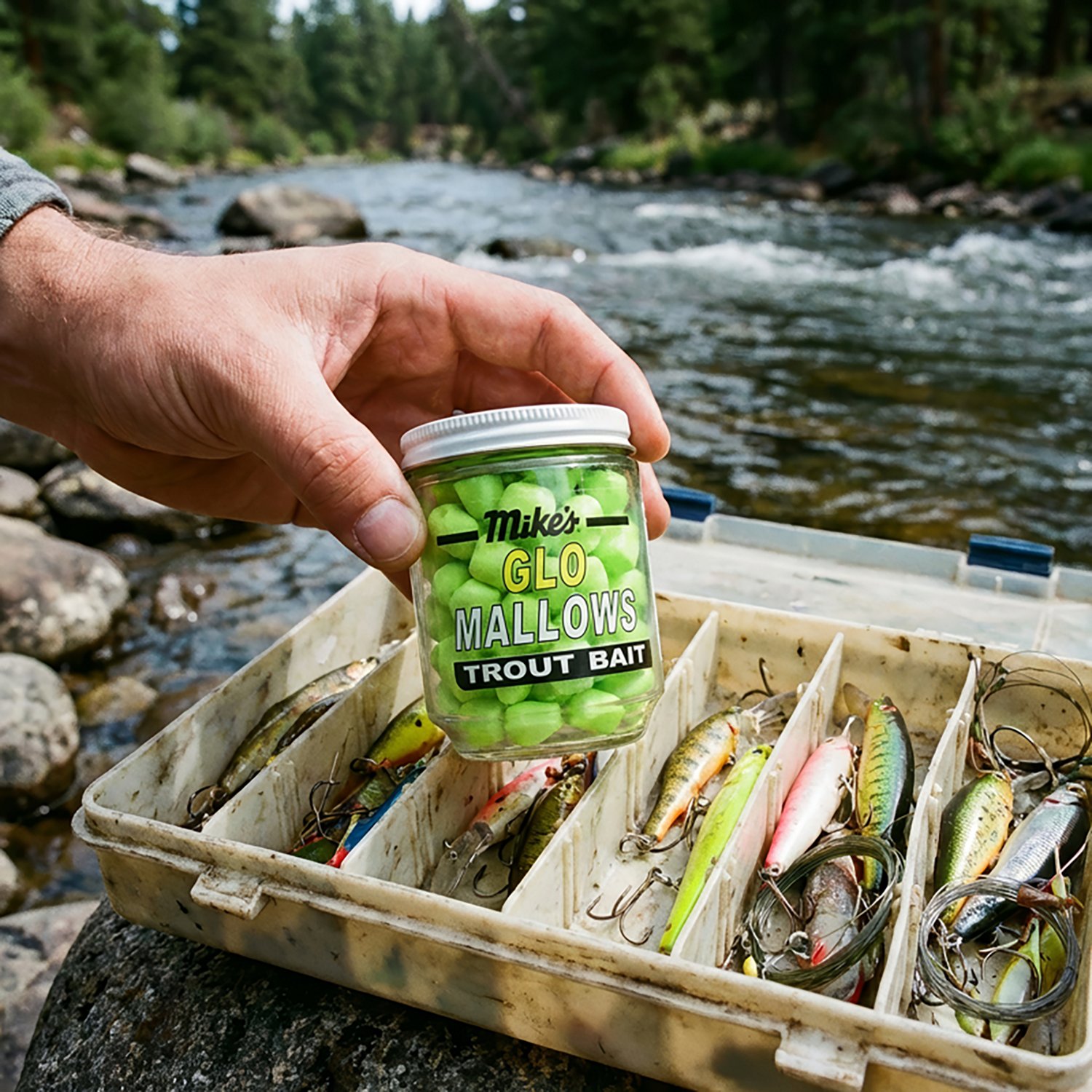 Atlas-Mike's Glo Mallows 1.5 oz. Bait - view number 2