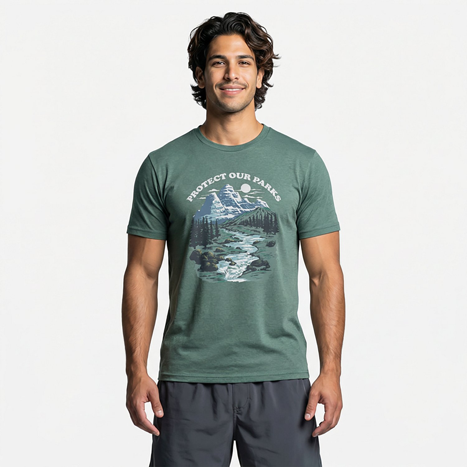 Academy Sports + Outdoors Men's Protect Our Parks T-shirt - view number 2