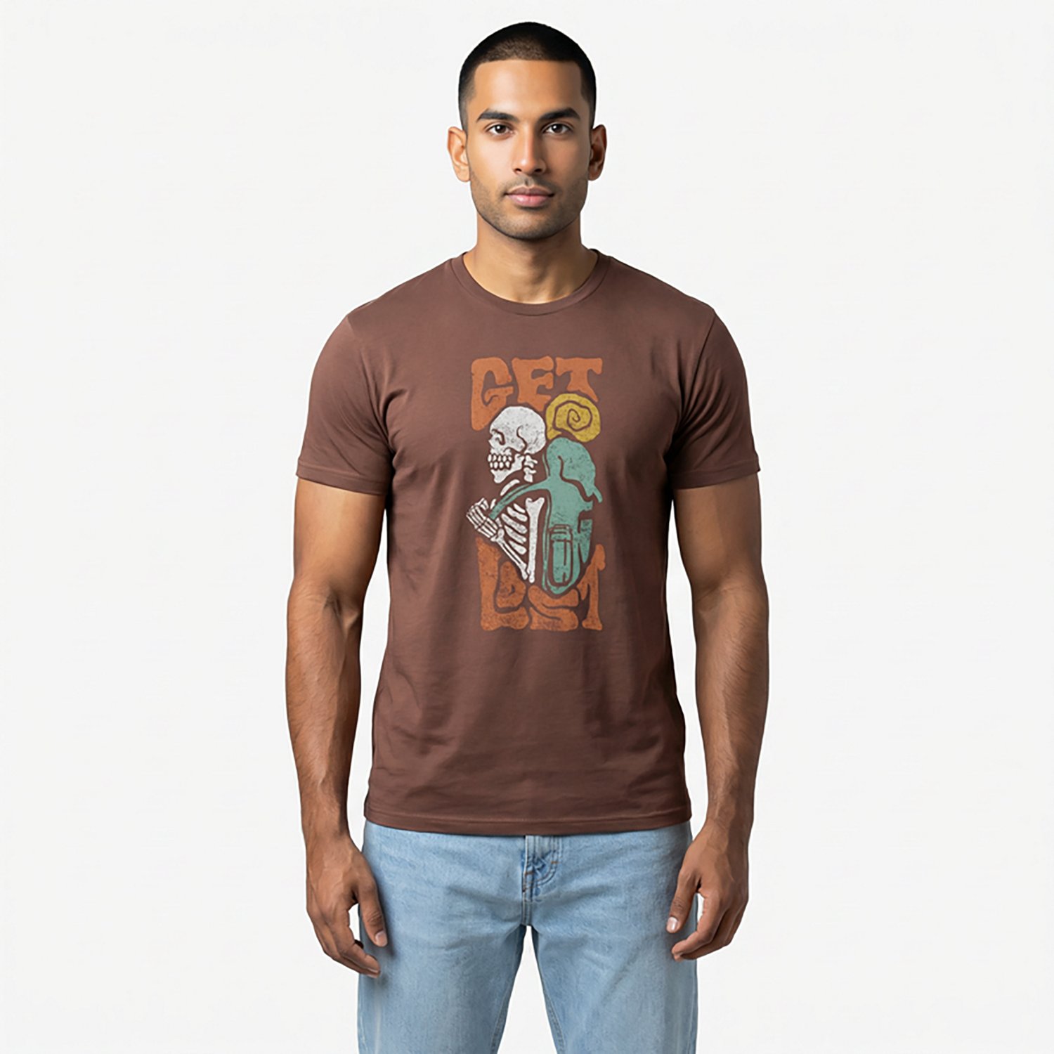 Academy Sports + Outdoors Men's Get Lost T-shirt - view number 2