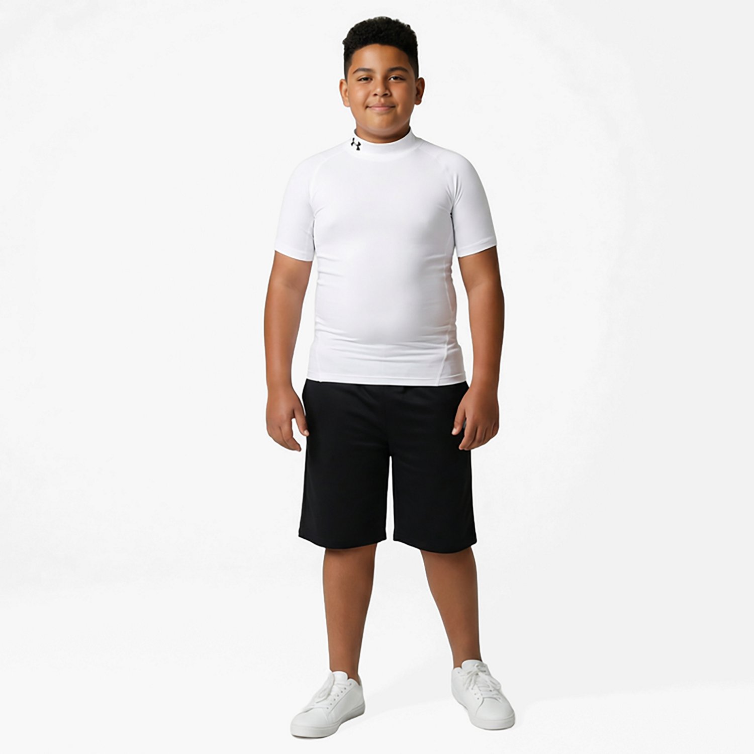 Under Armour Boys' HeatGear Mock T-shirt