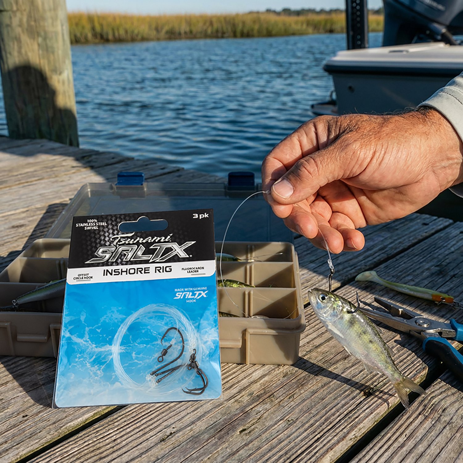 Tsunami SaltX Inshore Rig 3-Pack - view number 2