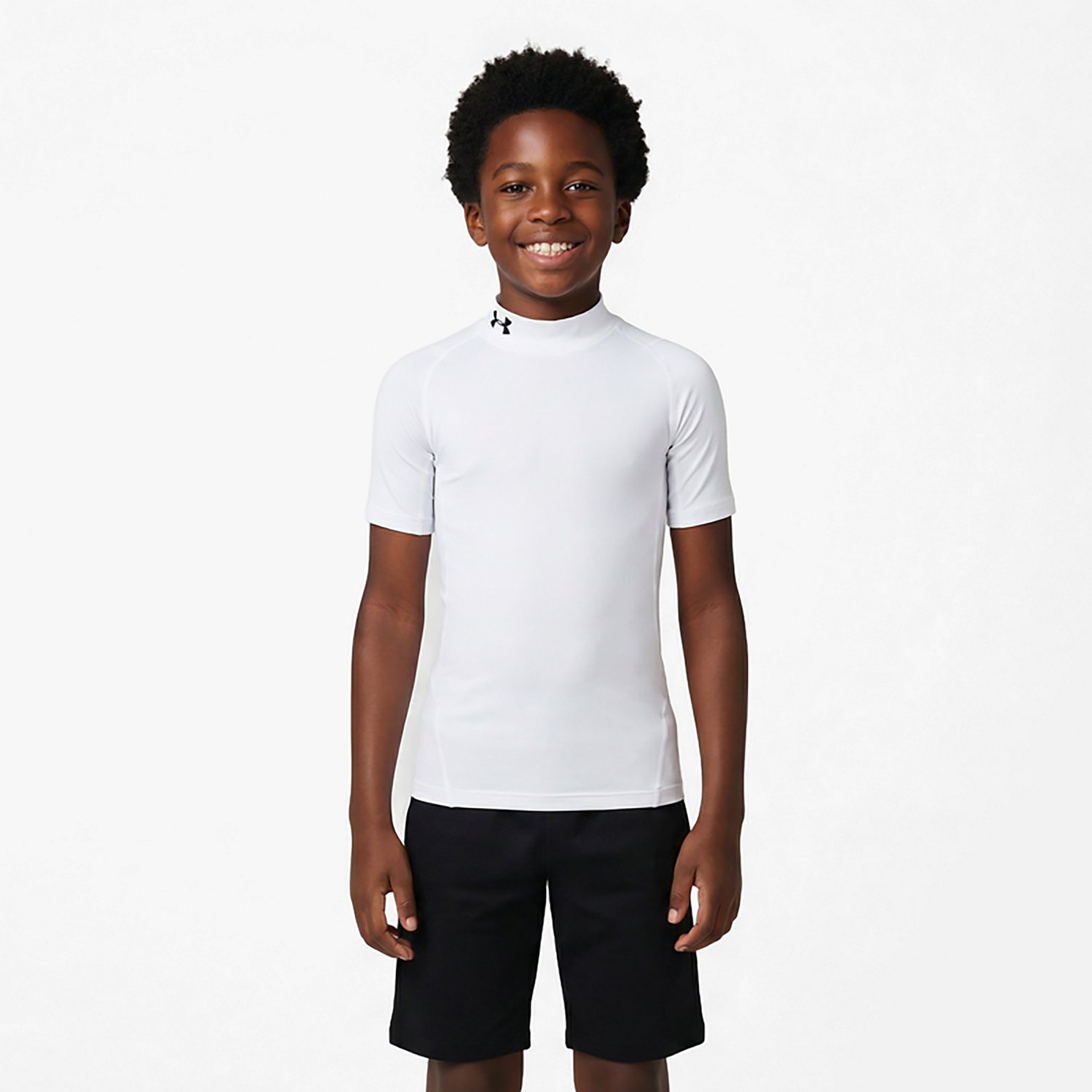Under Armour Boys' HeatGear Mock T-shirt - view number 2