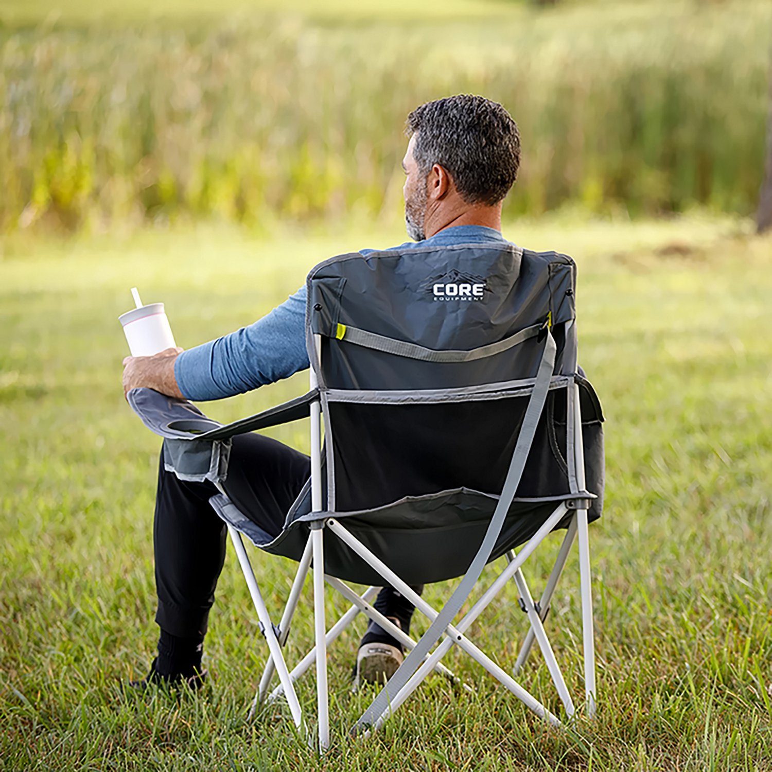 CORE Equipment Padded Cooler Quad Chair - view number 5