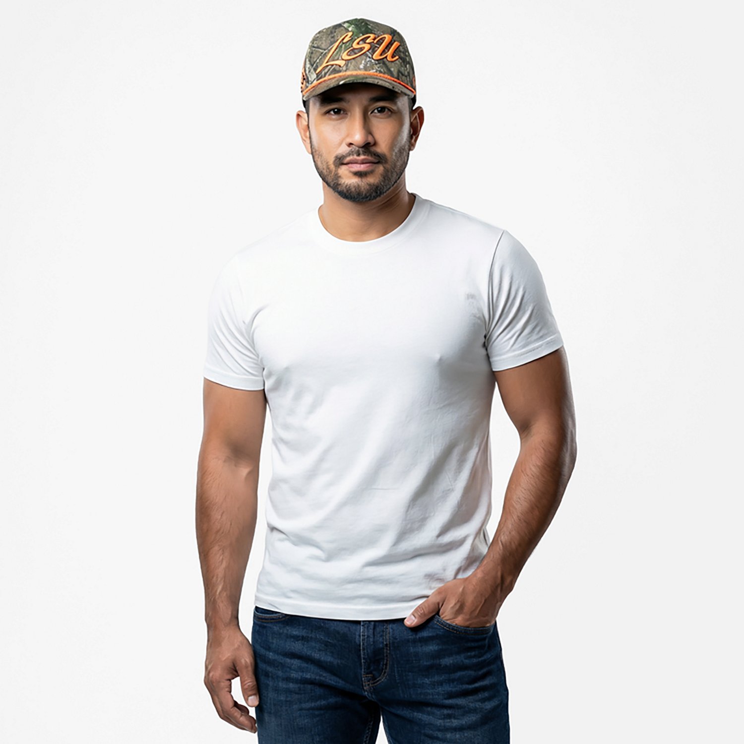 '47 Louisiana State University Realtree Overhand Script Hitch Cap - view number 2