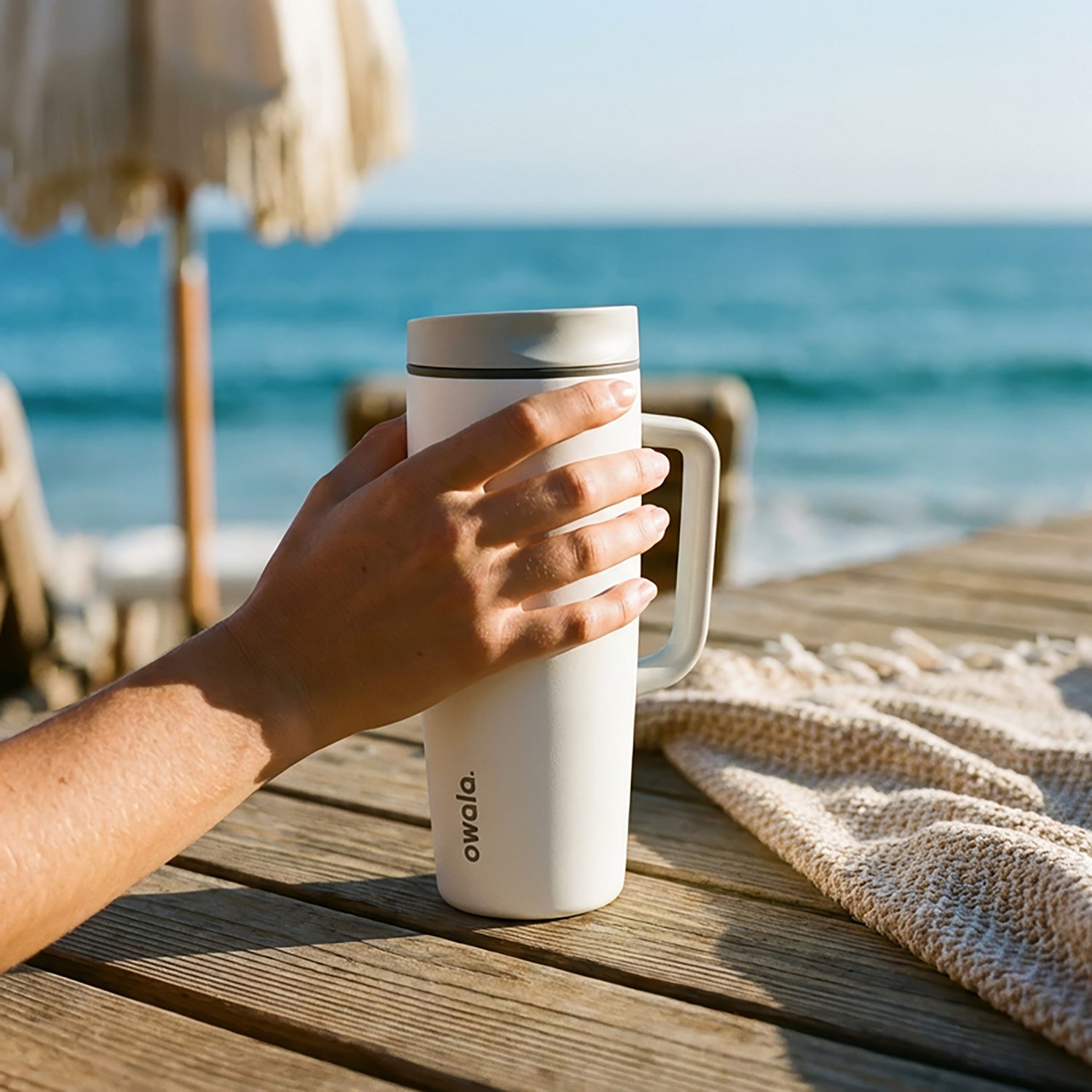 owala SmoothSip Slider 24 Oz Tumbler with Handle - view number 6