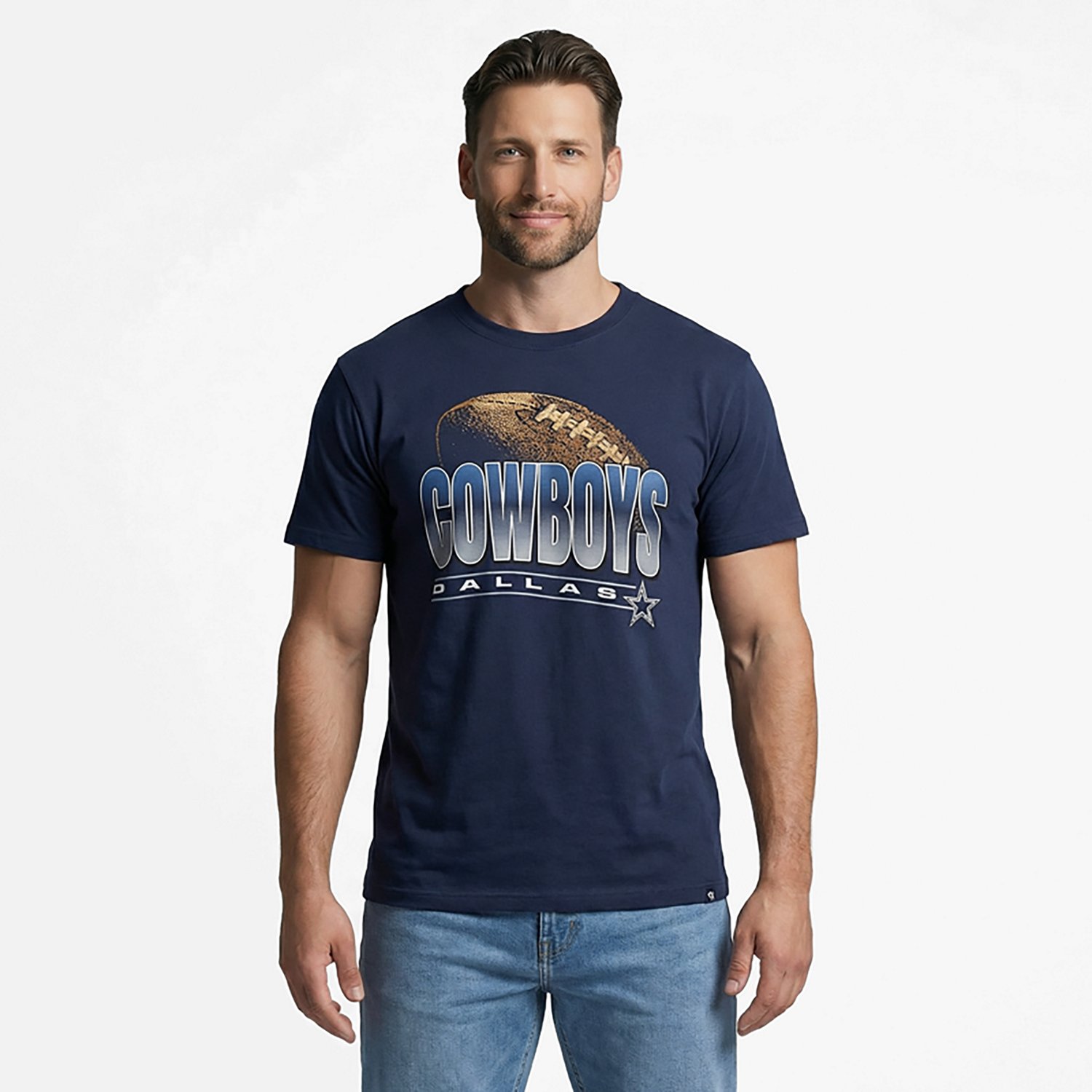 '47 Men's Dallas Cowboys Shadow Down Franklin T-shirt - view number 2