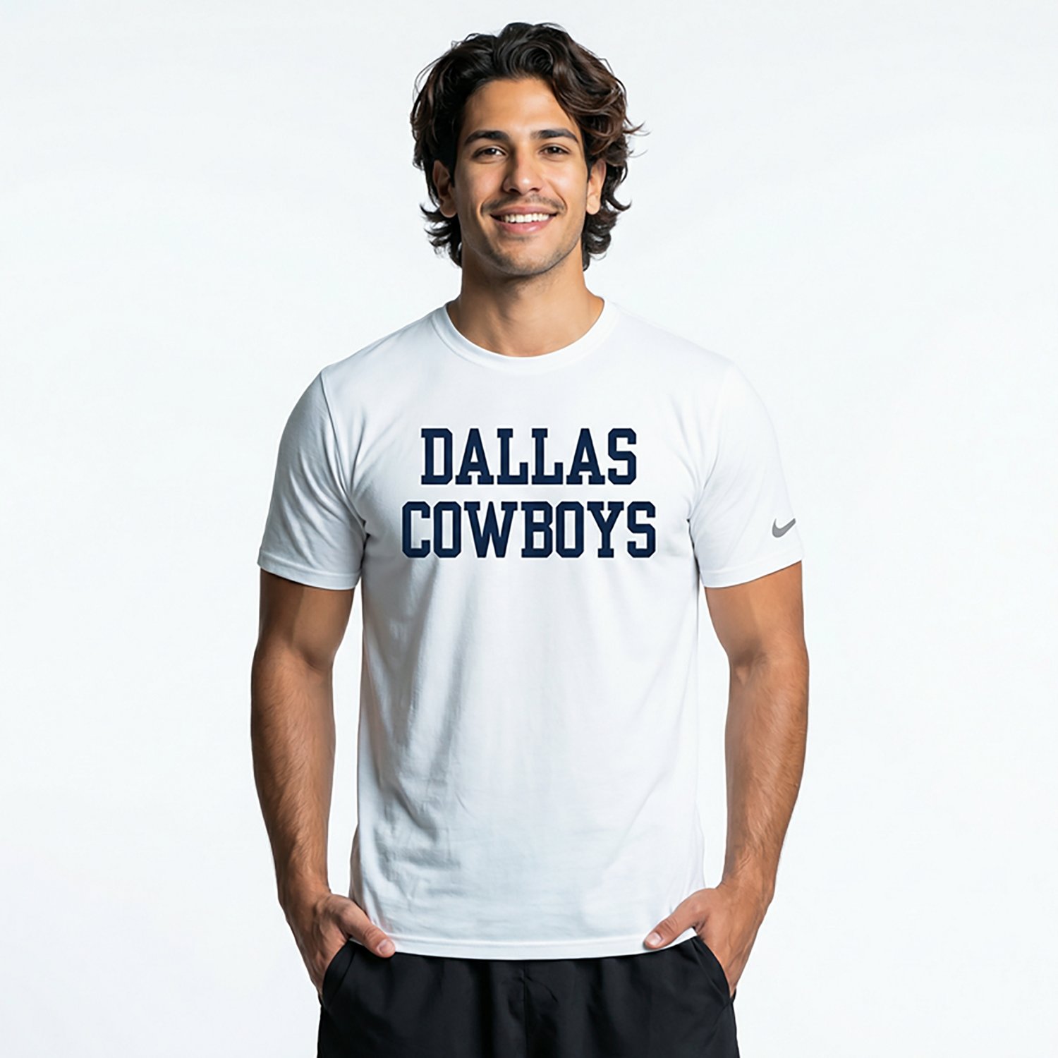 Nike Men's Cowboys Coaches Cotton T-shirt - view number 2