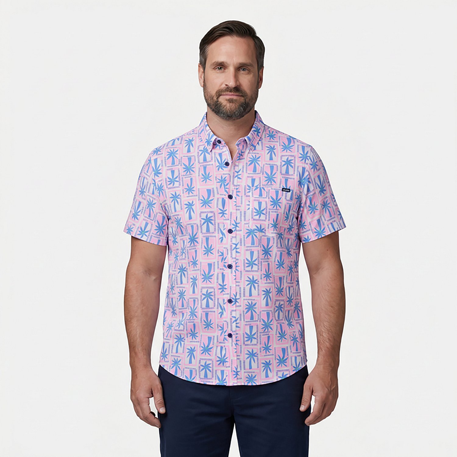 Chubbies Men's The Miami Mosaic Performance Friday Shirt - view number 2