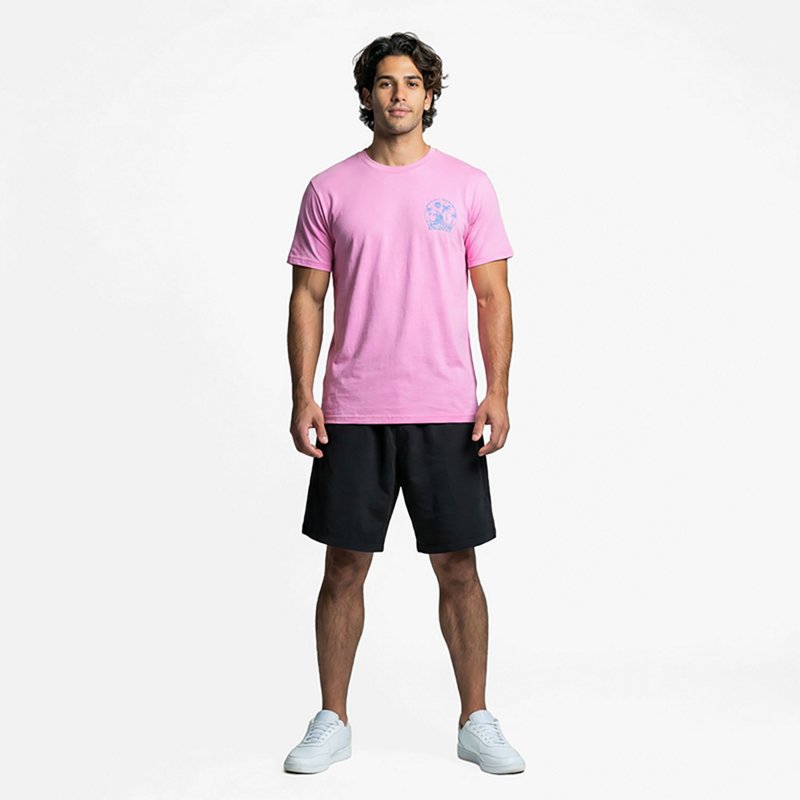 Chubbies Men's Short Sleeve Graphic T-Shirt, Large, Bright Pink