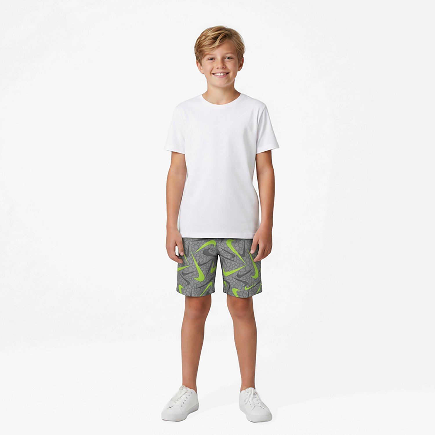 Nike Boys’ Breaker Pebble Volley Swim Shorts 7 in