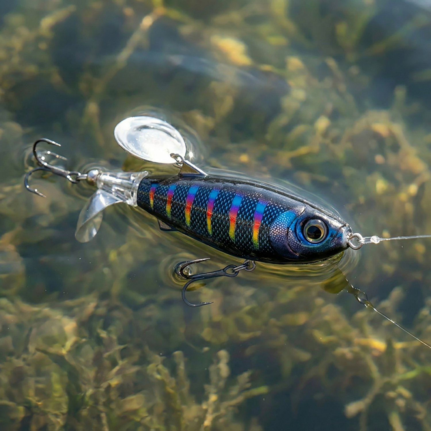 Rapala Claptail 110 Night Aurora 4-3/8 in Swimbait - view number 2