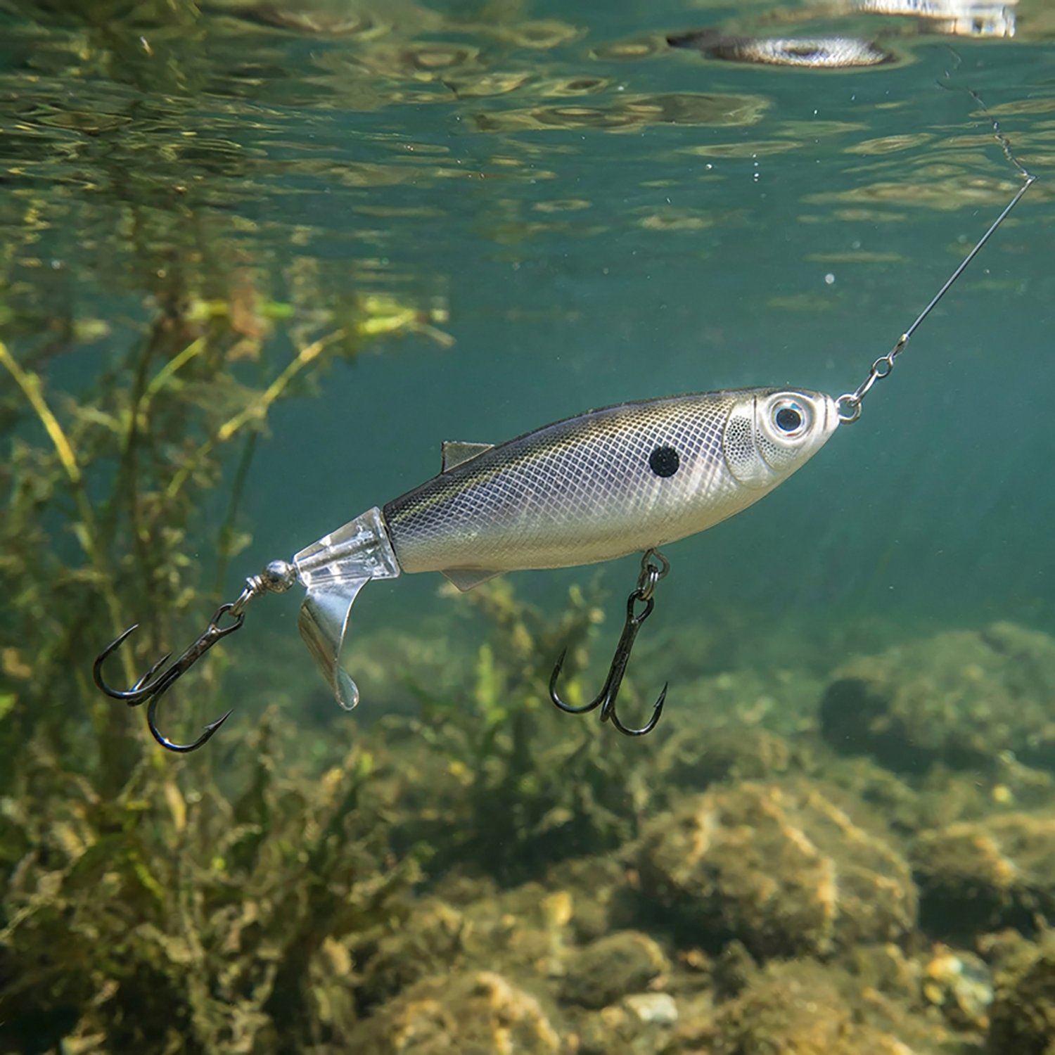 Rapala Claptail 110 Night Aurora 4-3/8 in Swimbait - view number 2