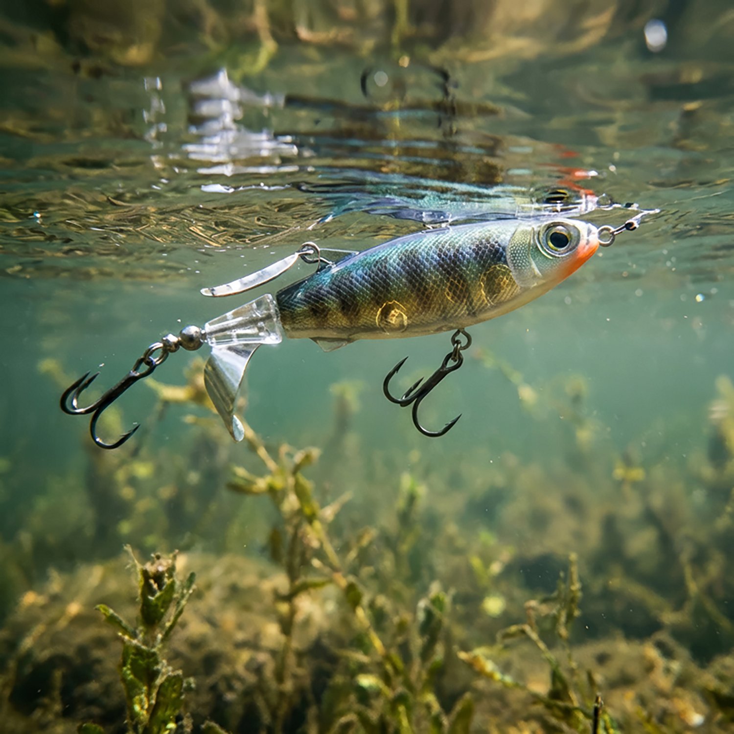 Rapala Claptail 110 Night Aurora 4-3/8 in Swimbait - view number 2