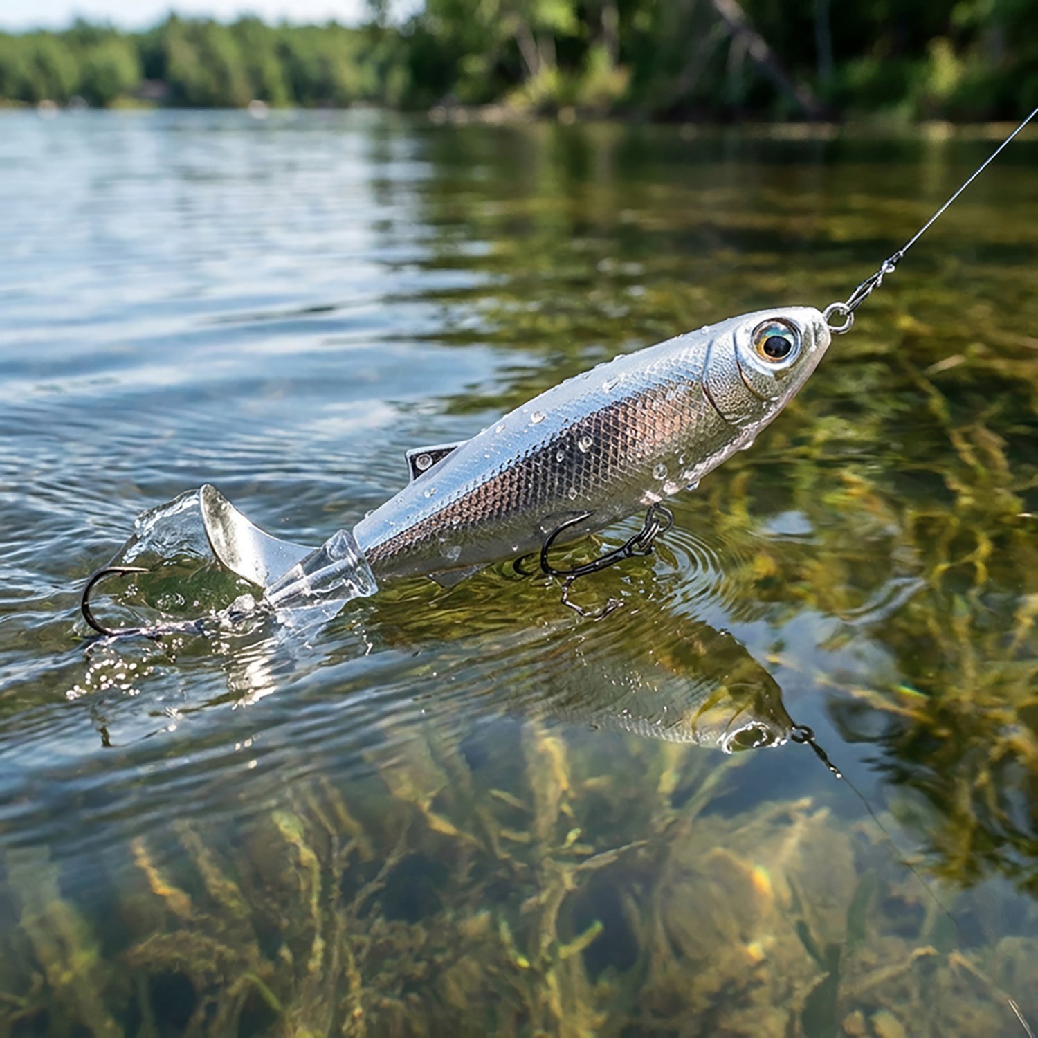 Rapala Claptail 110 Night Aurora 4-3/8 in Swimbait - view number 2