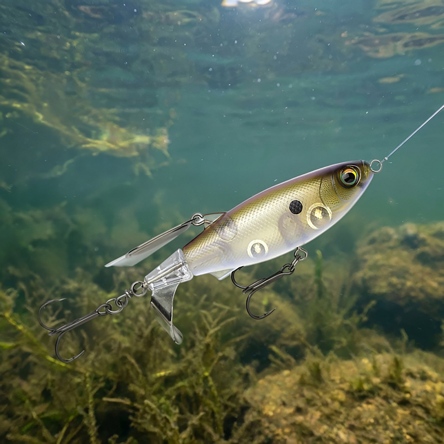 Rapala Claptail 110 Night Aurora 4-3/8 in Swimbait - view number 2