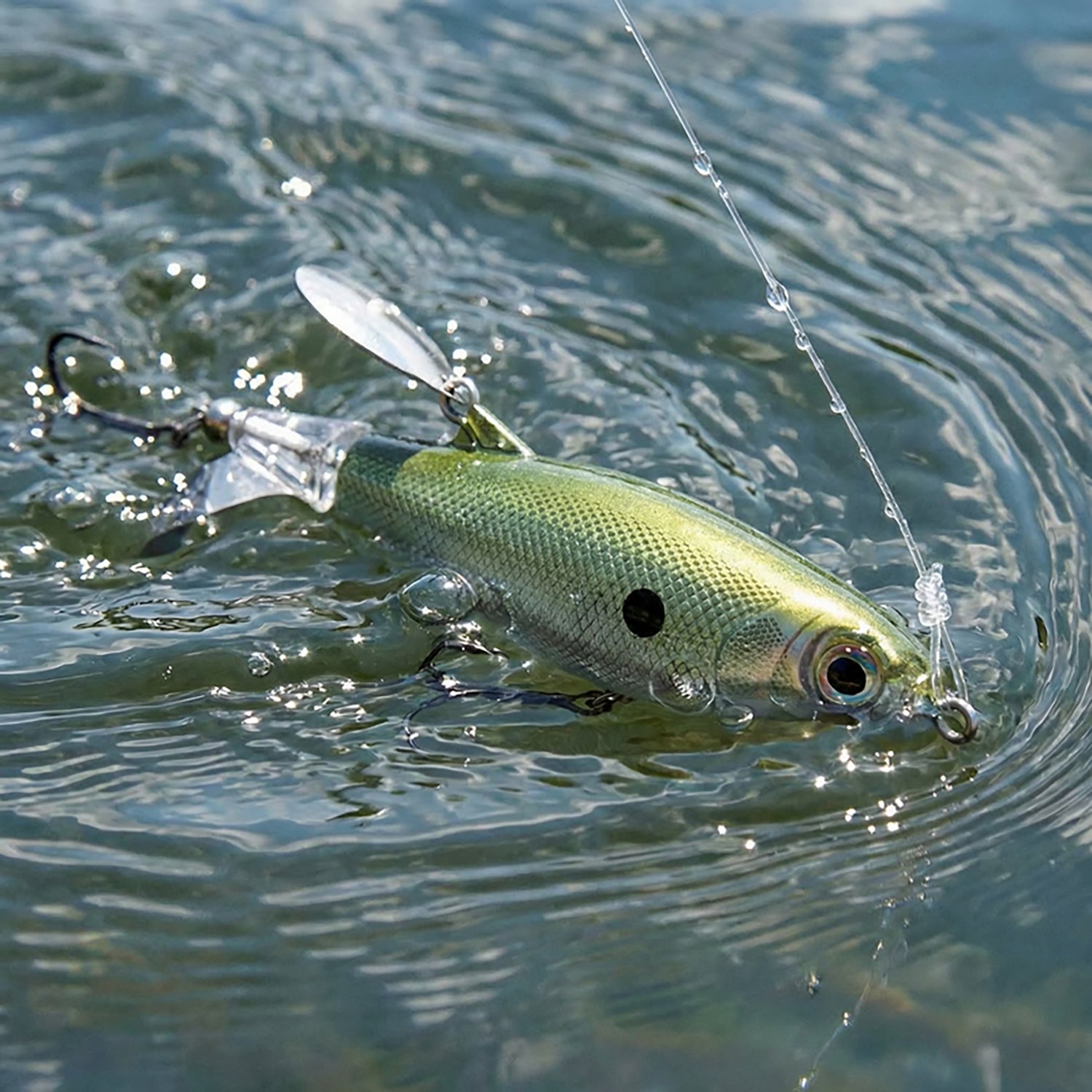 Rapala Claptail 110 Night Aurora 4-3/8 in Swimbait - view number 2